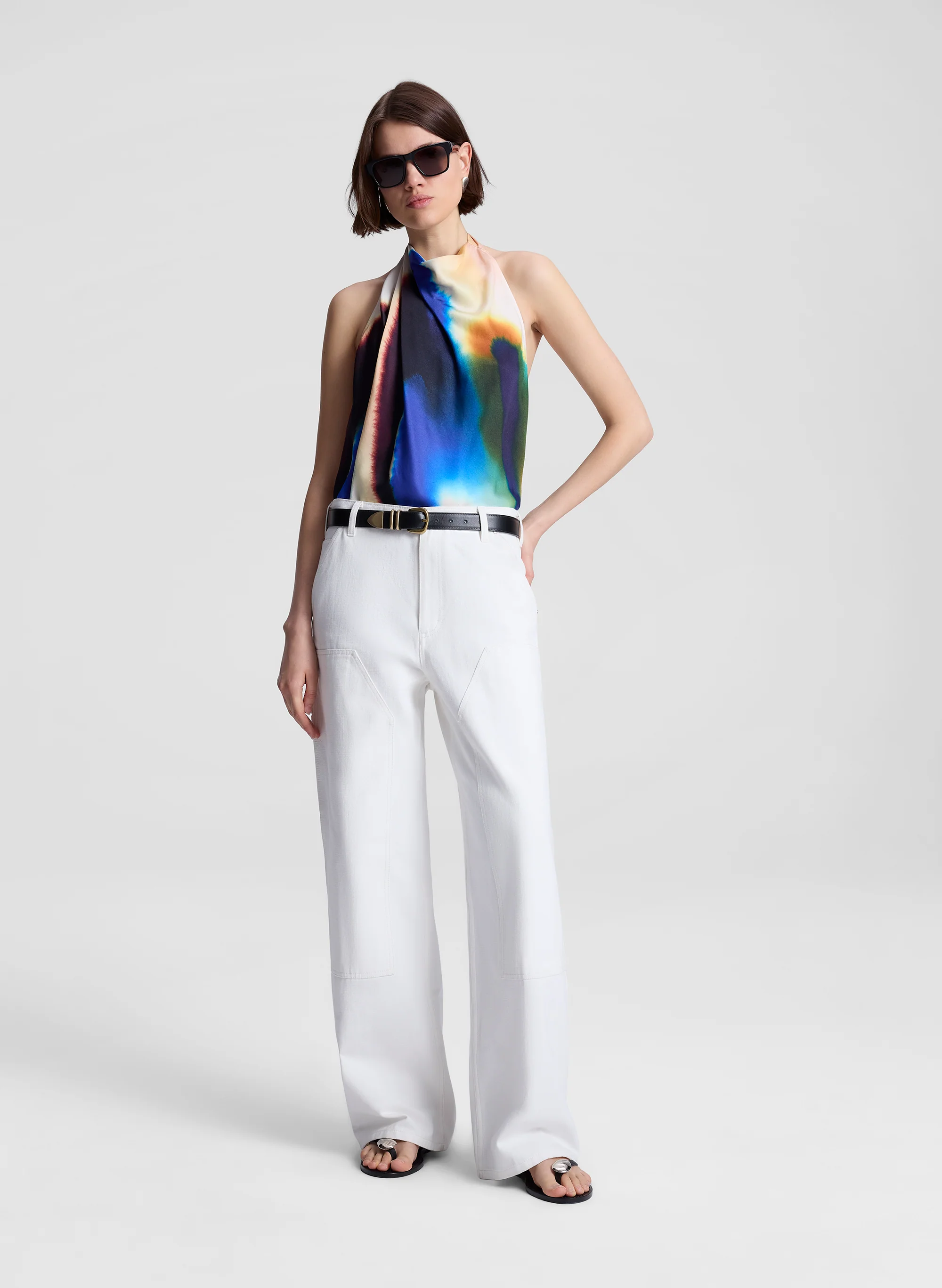 Ada Printed Halter Top - Image 3