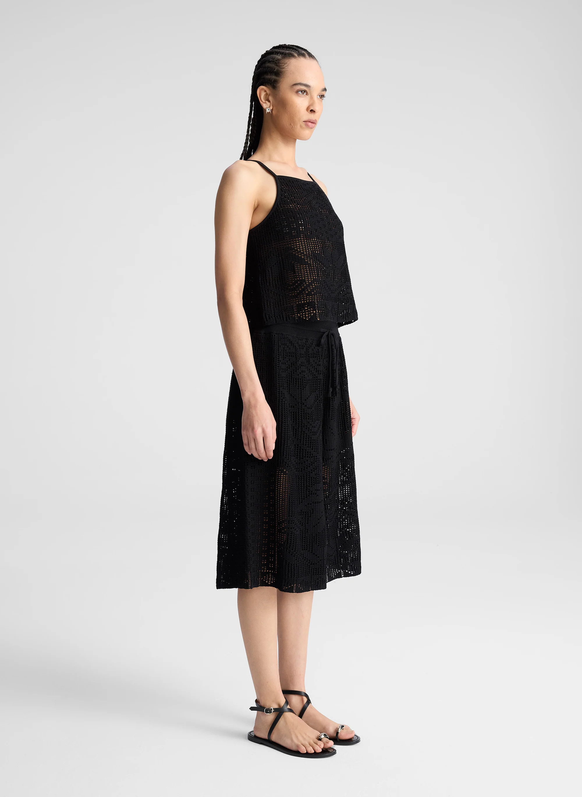 Alden Crochet Knit Top - Image 3