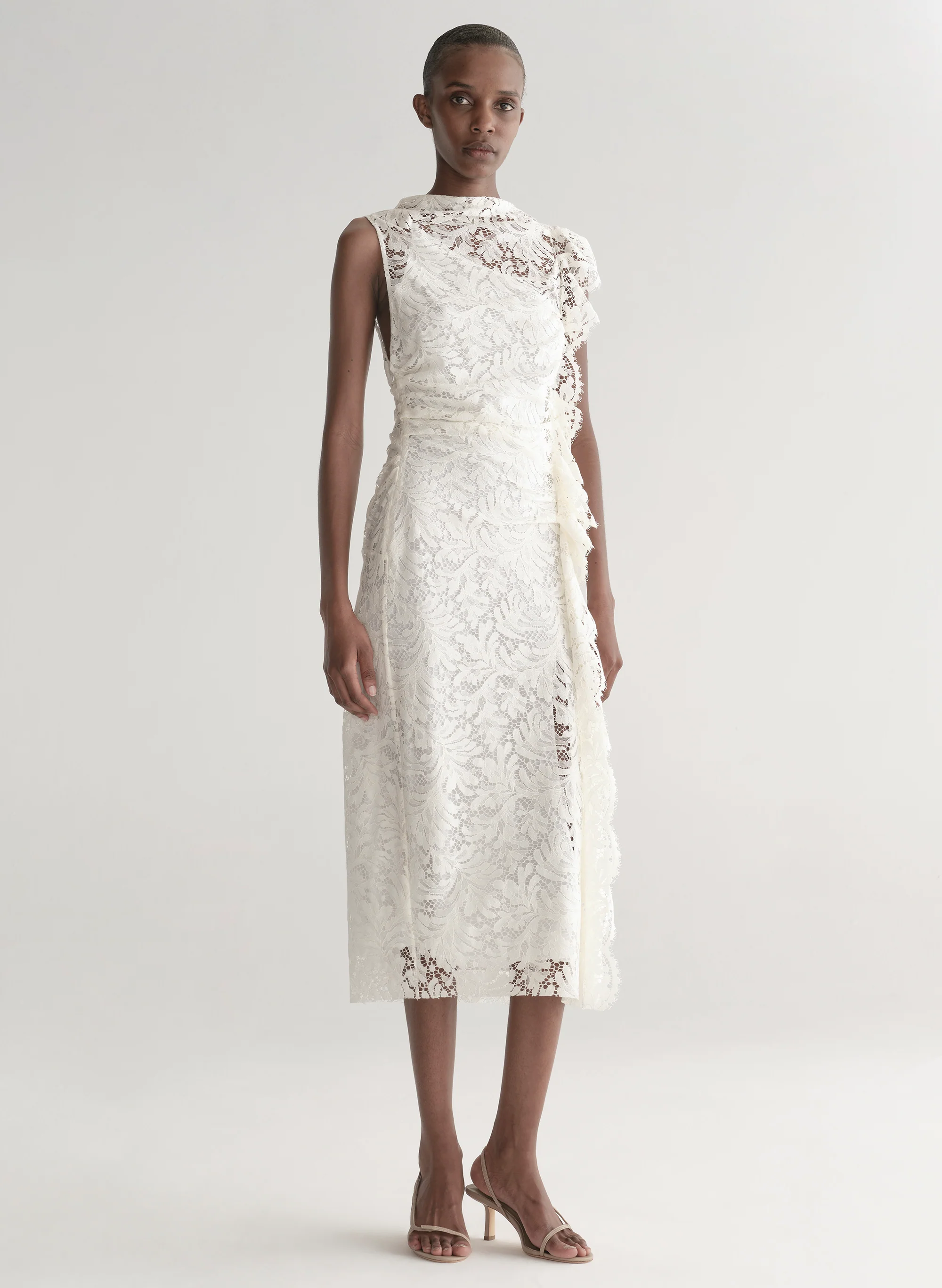 Astrid Lace Midi Dress - Image 3