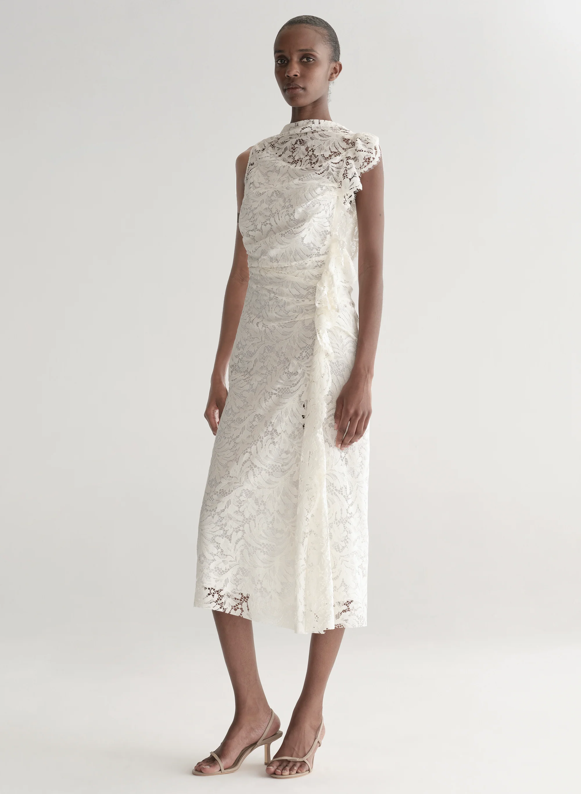 Astrid Lace Midi Dress - Image 4
