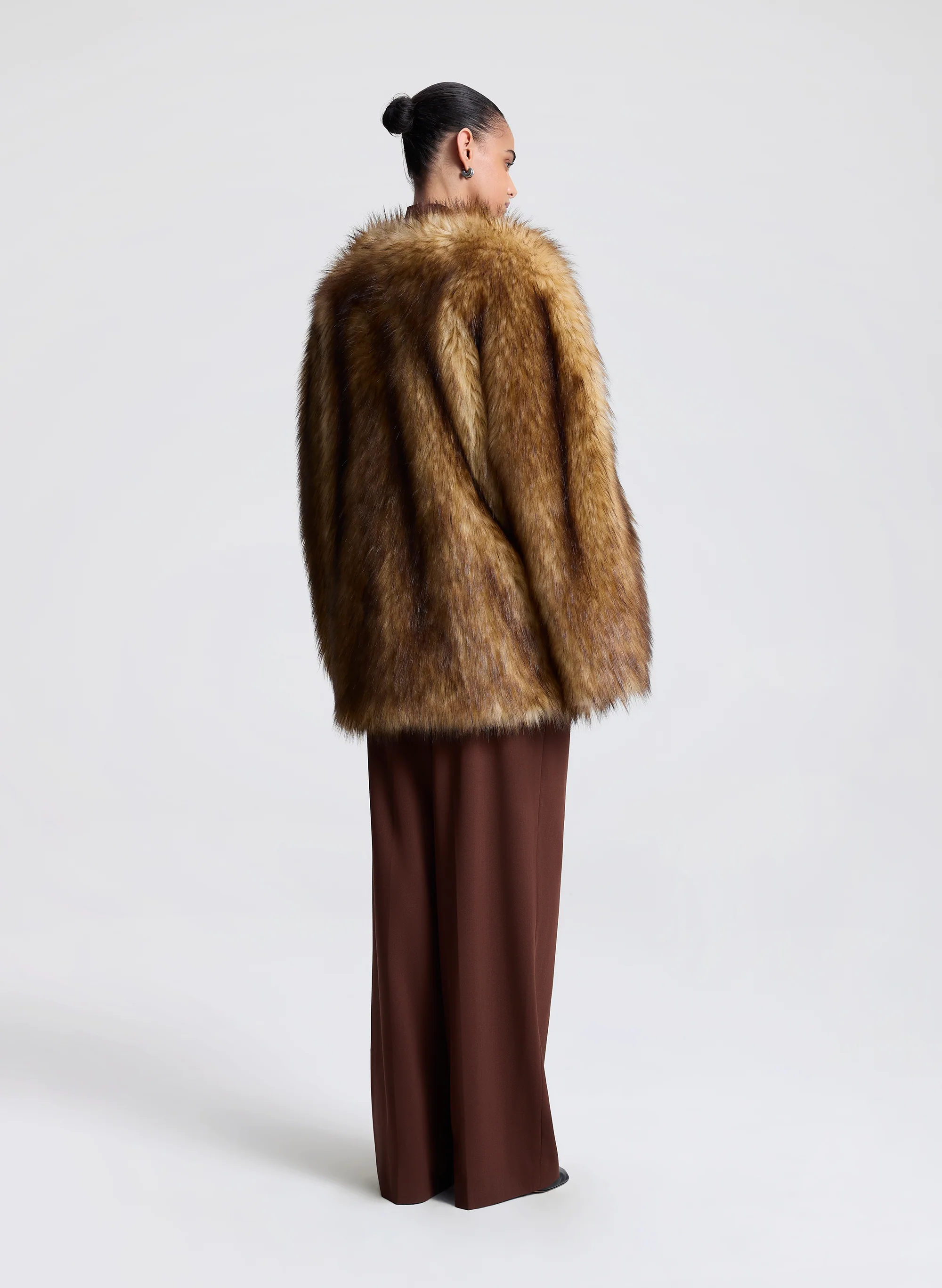 Bria Faux Fur Coat - Image 5