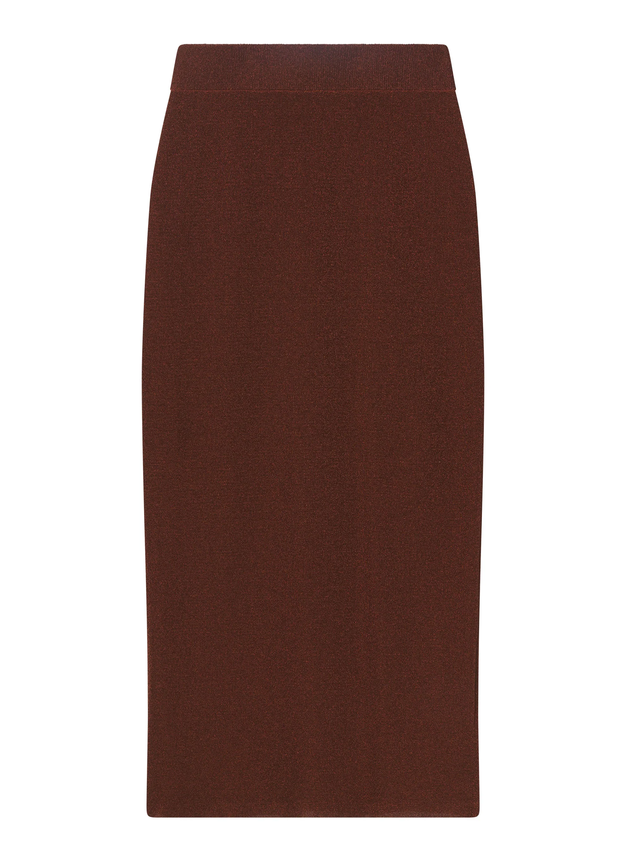 Clover Metallic Knit Midi Skirt - Image 6