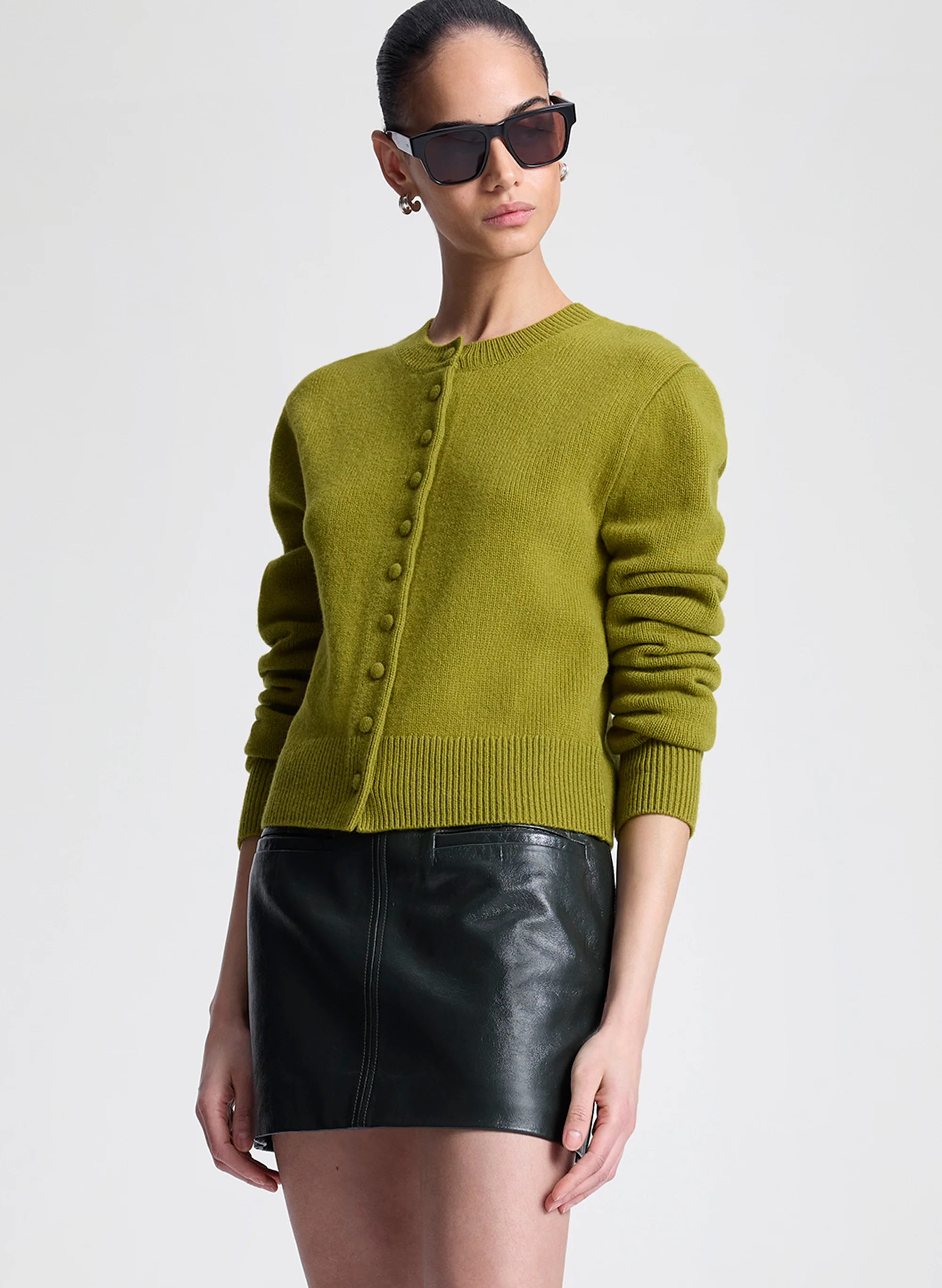 Cowan Glossy Leather Mini Skirt - Image 4