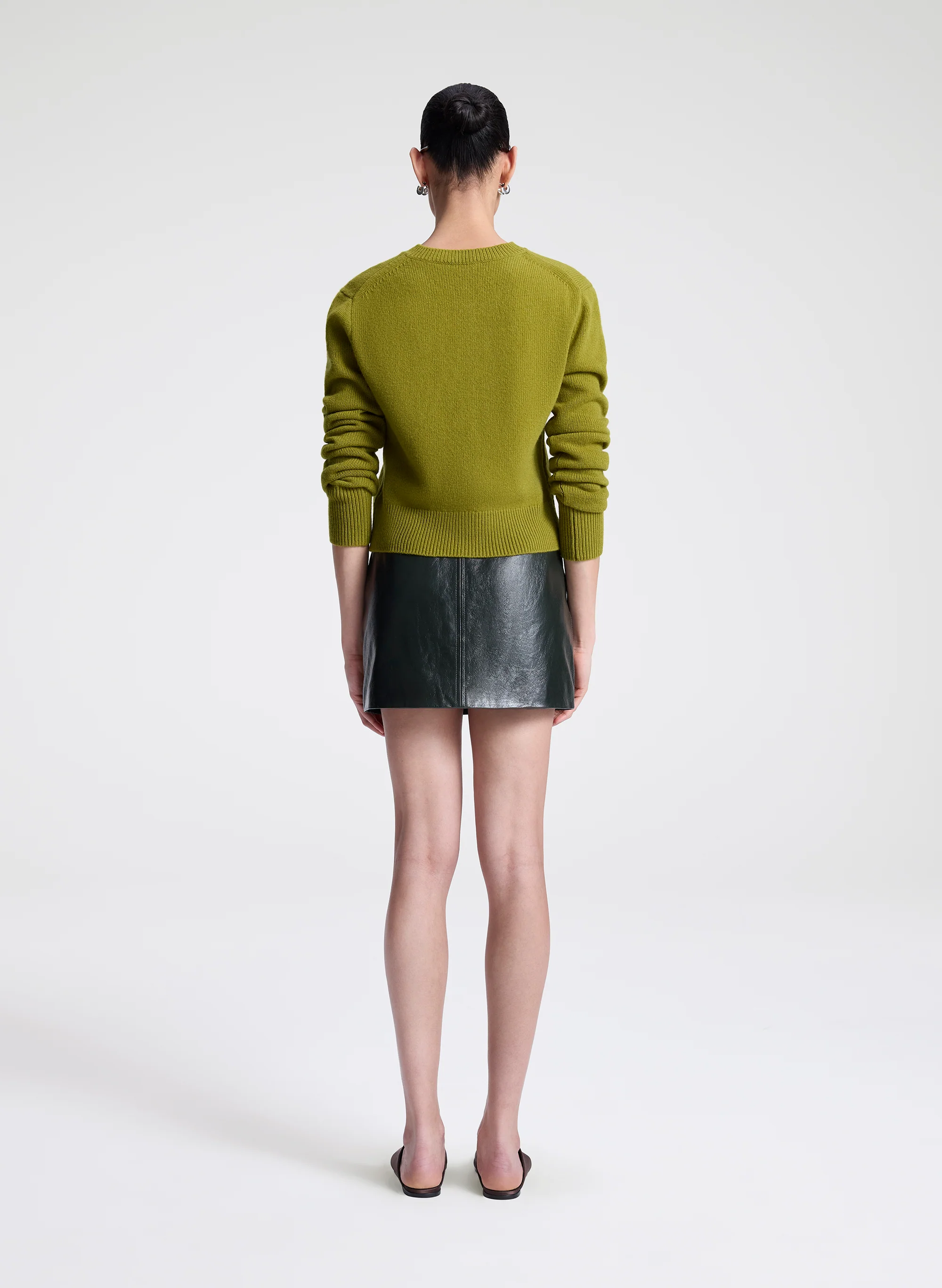 Cowan Glossy Leather Mini Skirt - Image 5