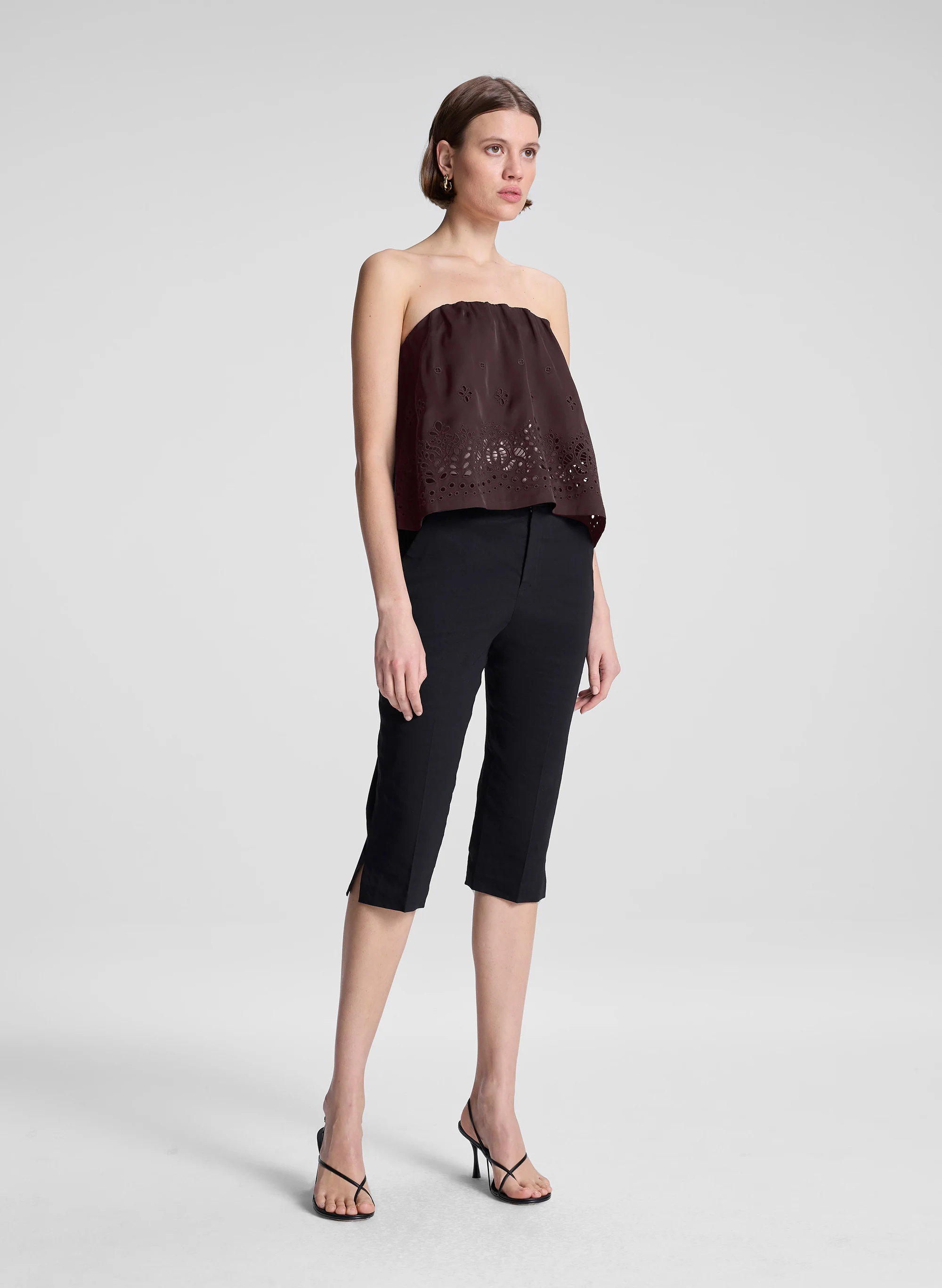 Dalia Strapless Embroidered Top - Image 3