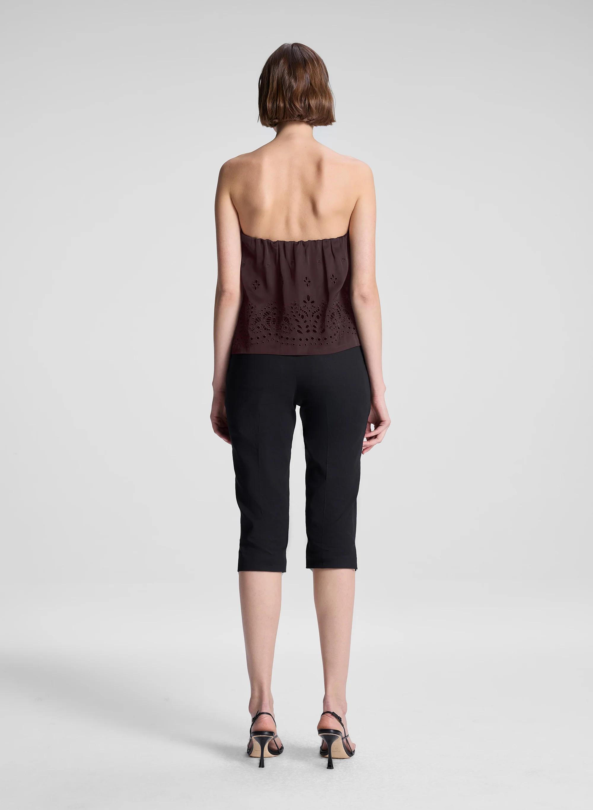 Dalia Strapless Embroidered Top - Image 5