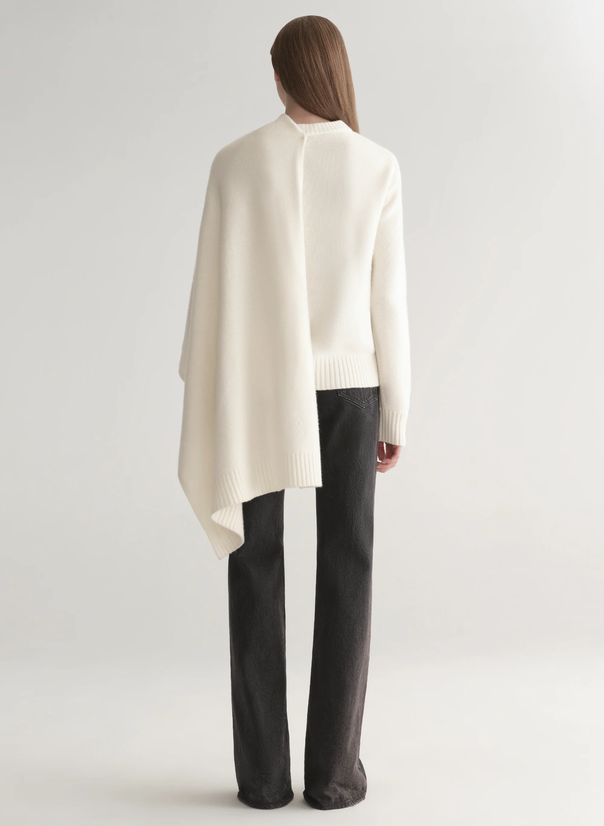 Davin Draped Wool Sweater - Image 5