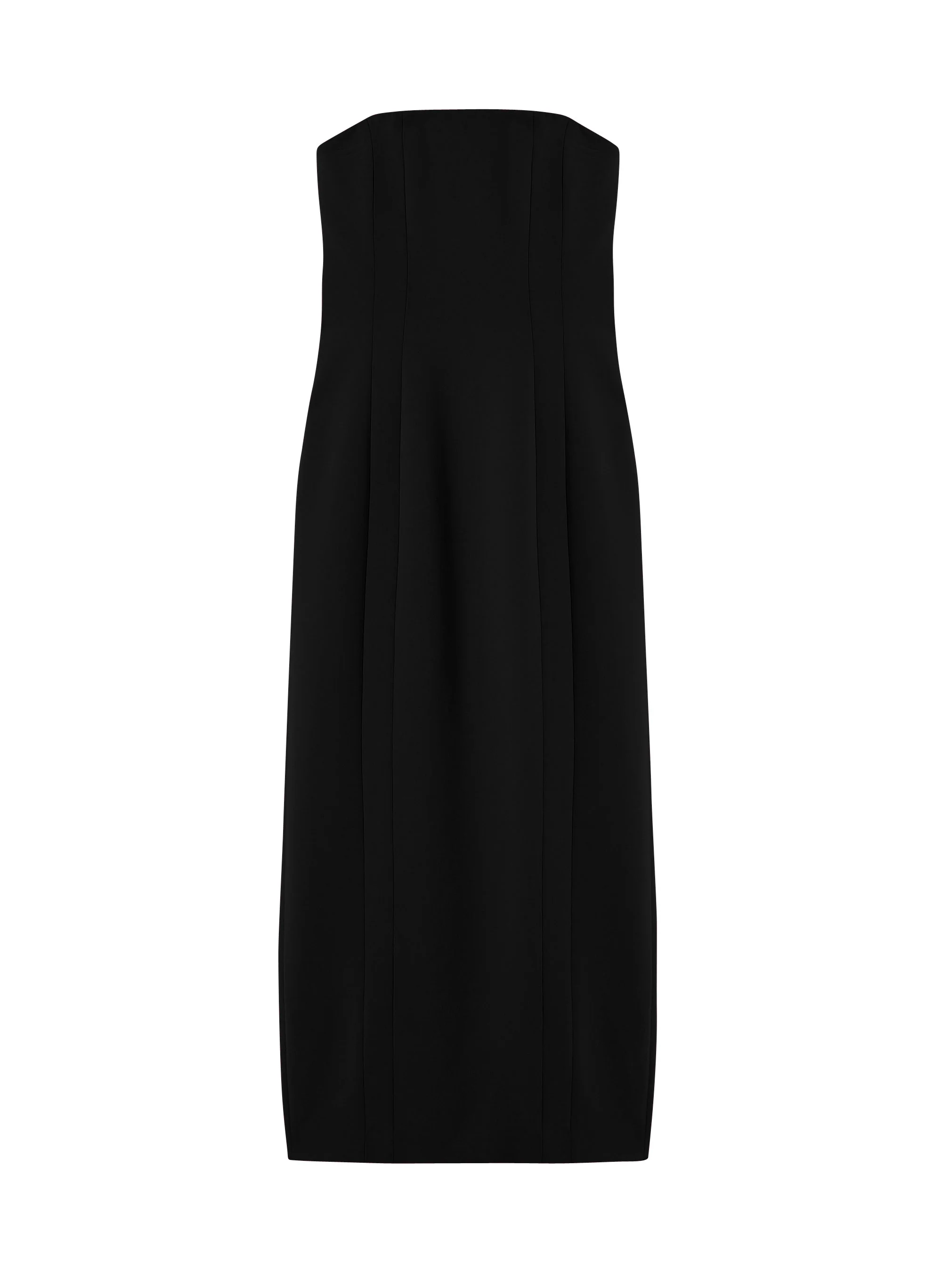 Elizabeth Strapless Midi Dress - Image 6
