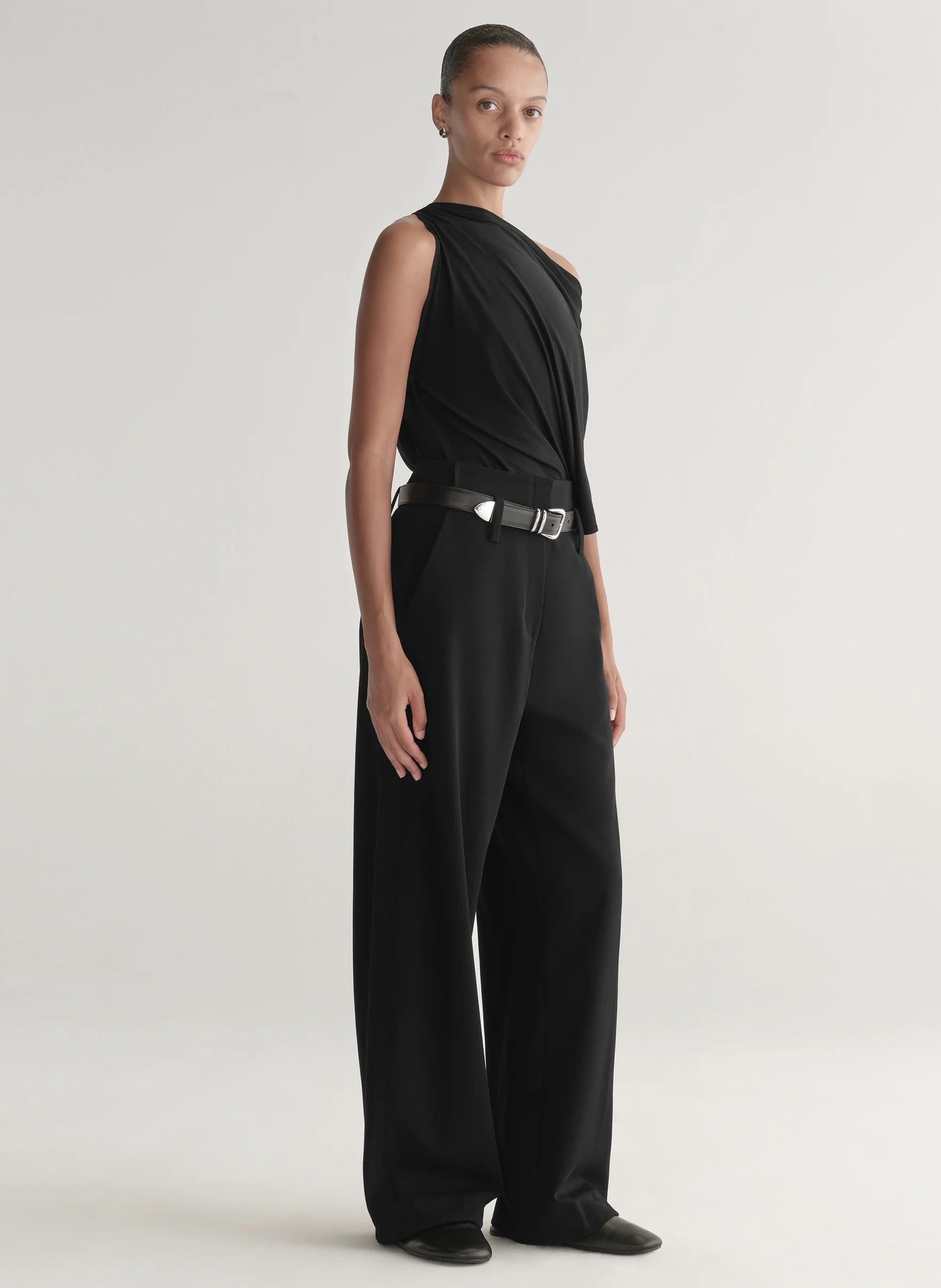 Emi One Shoulder Tee - Image 3