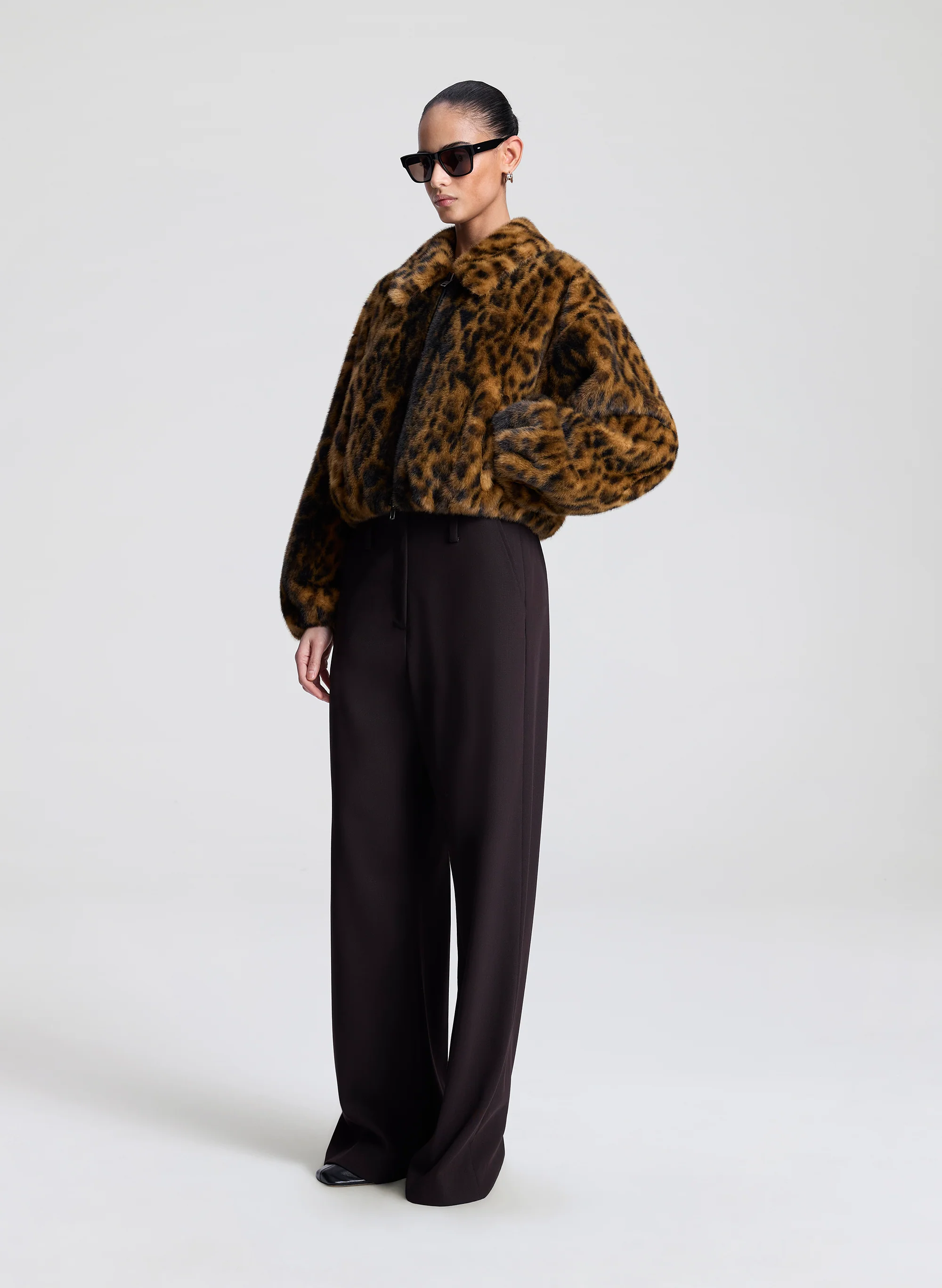 Esme Leopard Faux Fur Jacket - Image 4