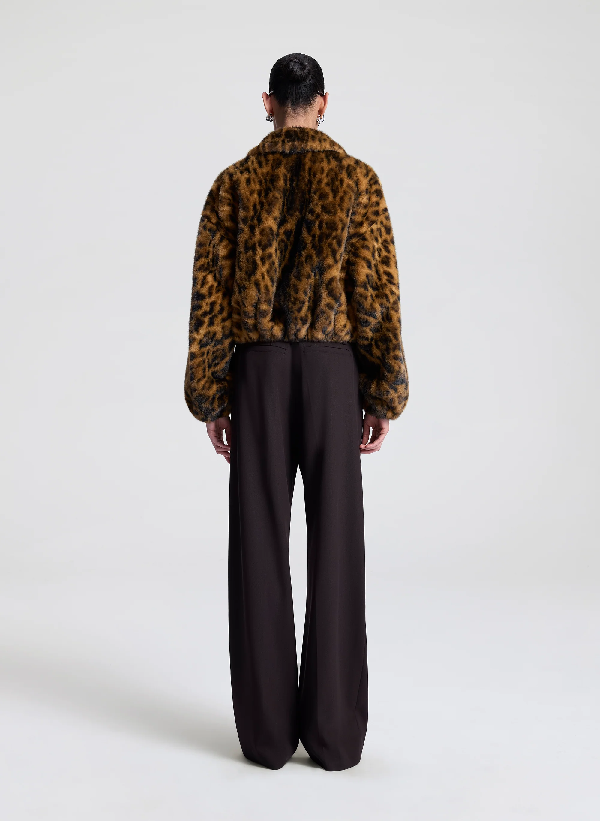 Esme Leopard Faux Fur Jacket - Image 5