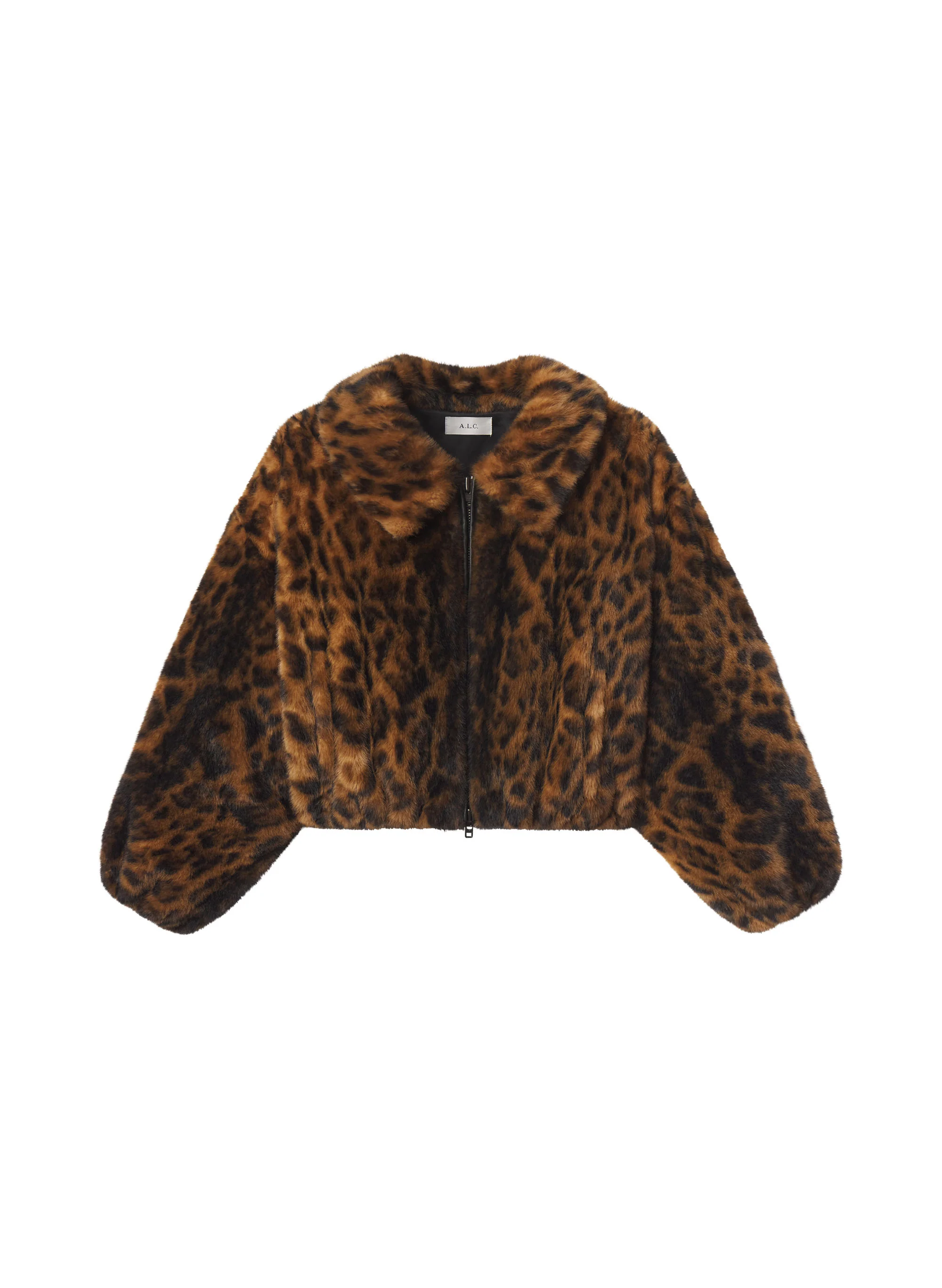Esme Leopard Faux Fur Jacket - Image 6