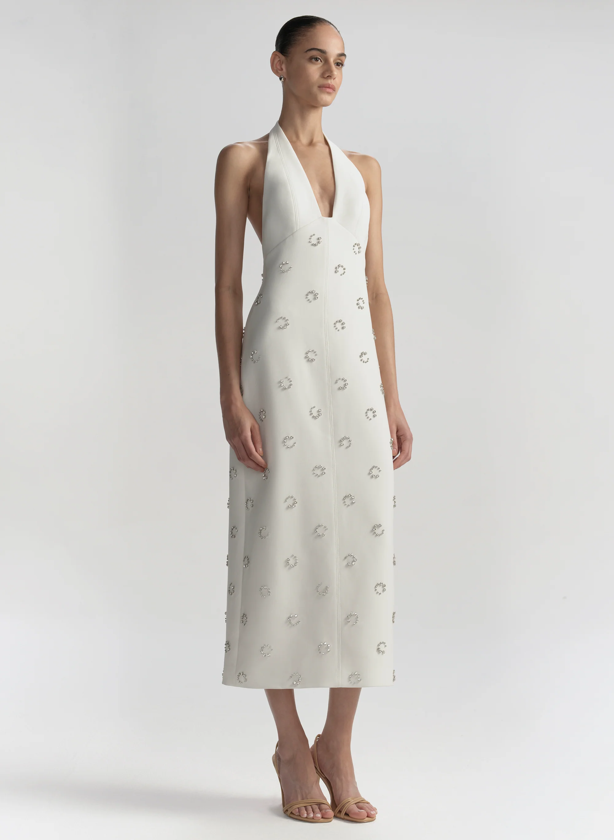 Eva Embellished Midi Dress - Image 3