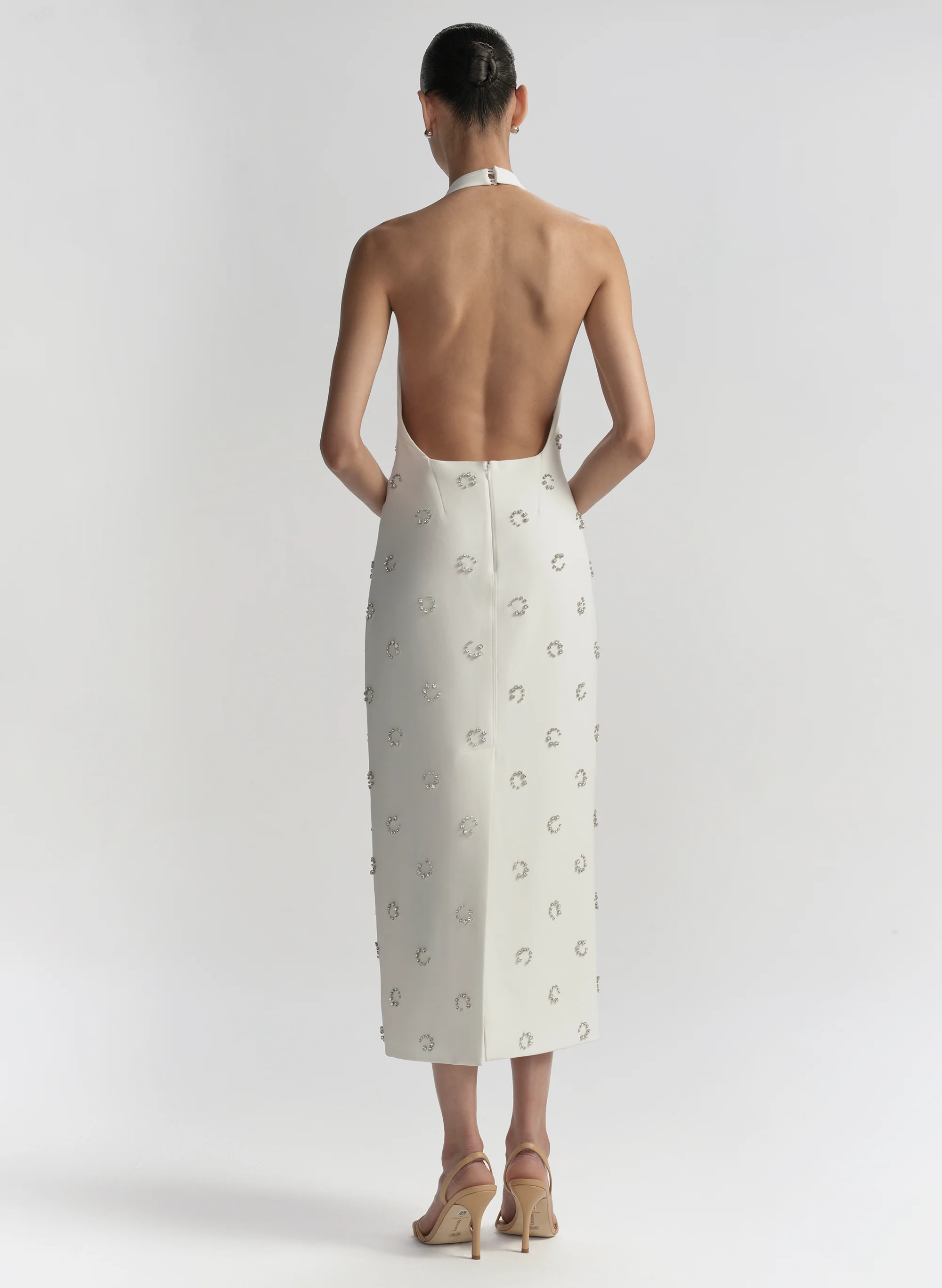 Eva Embellished Midi Dress - Image 5