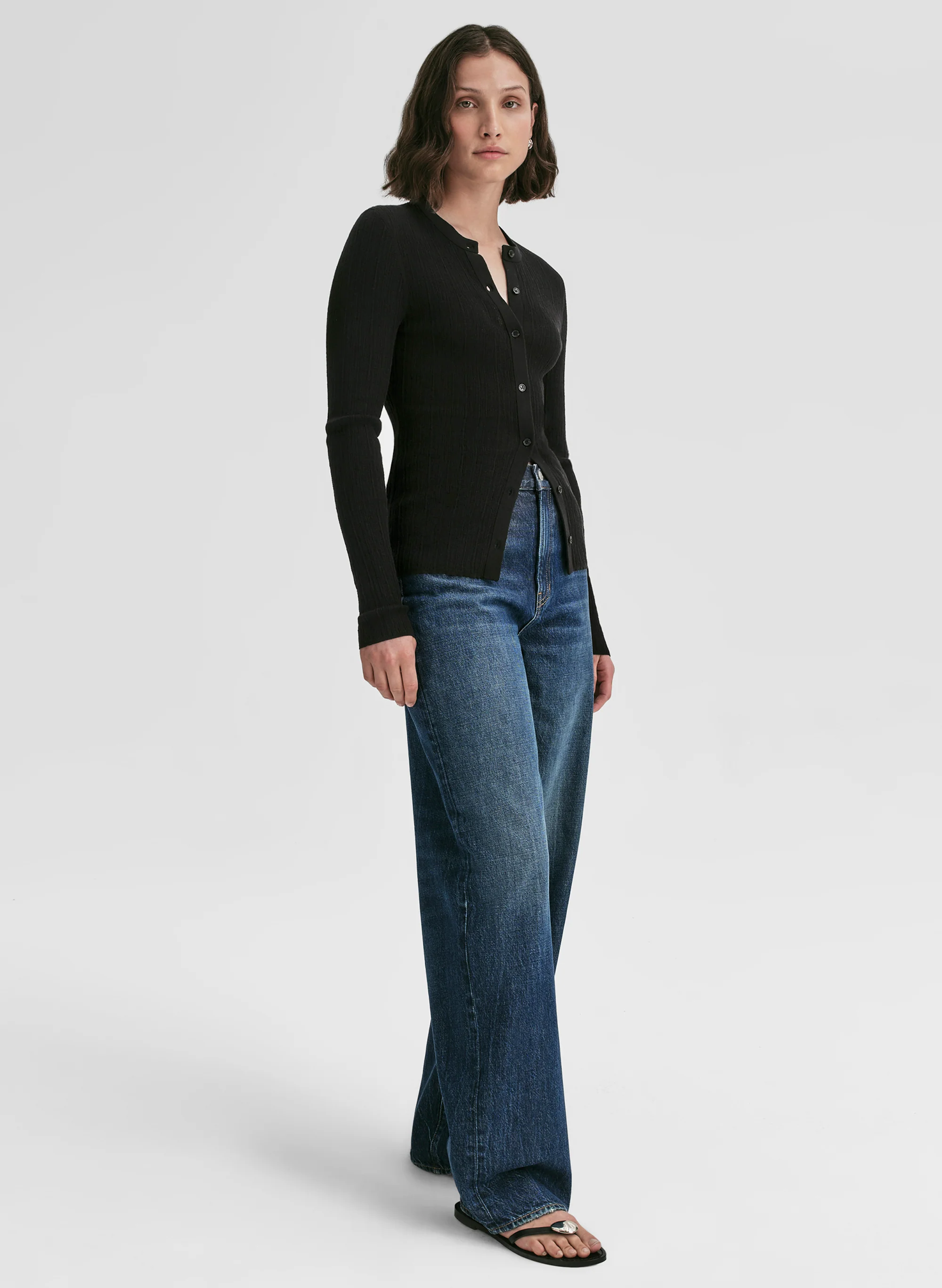 Fisher Fine Cotton Cardigan - Image 3