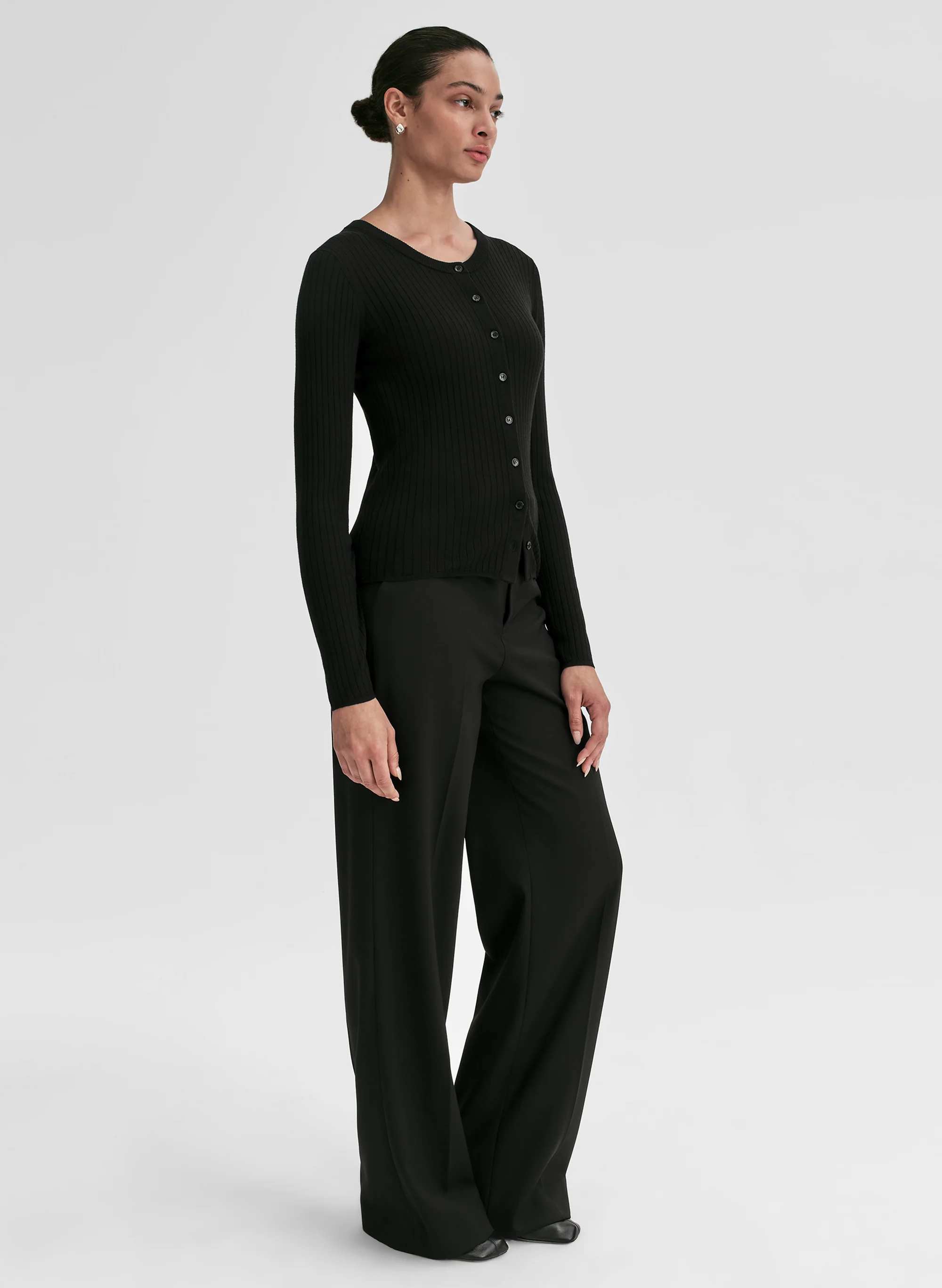 Fisher Fine Merino Knit Cardigan - Image 3