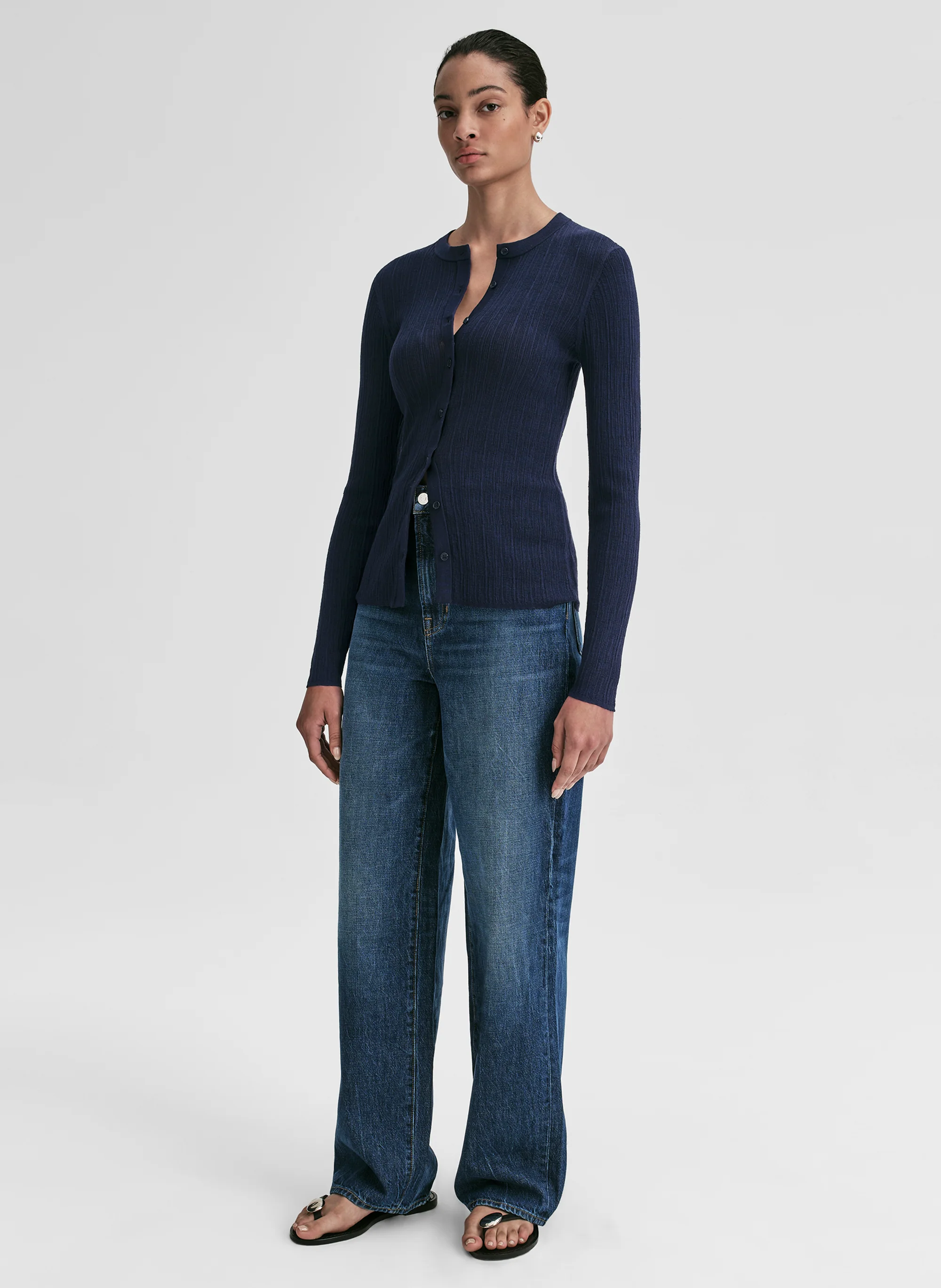 Fisher Fine Cotton Cardigan - Image 4
