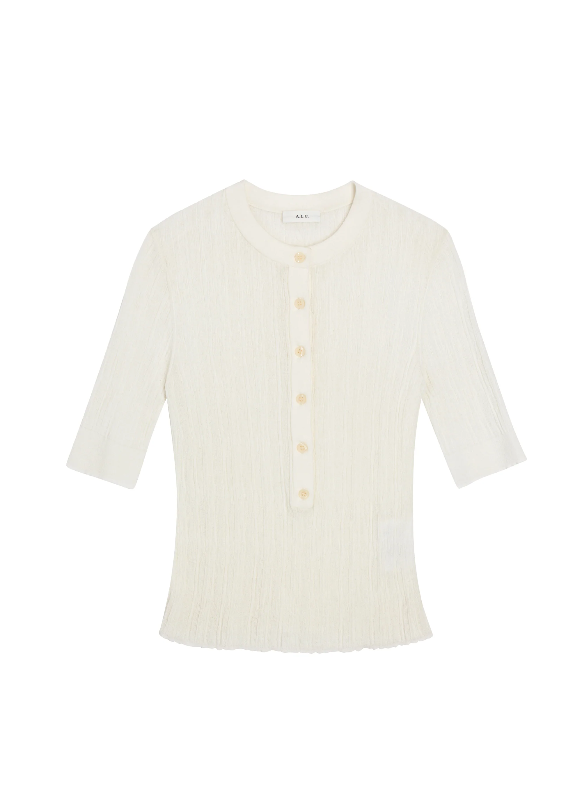 Fisher Fine Cotton Knit Top - Image 6