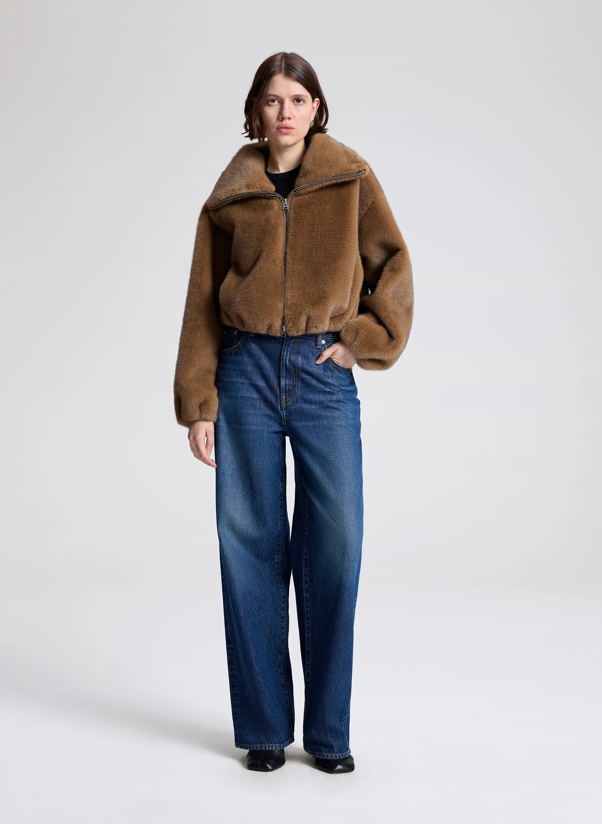 Hazel Faux Fur Jacket - Image 3