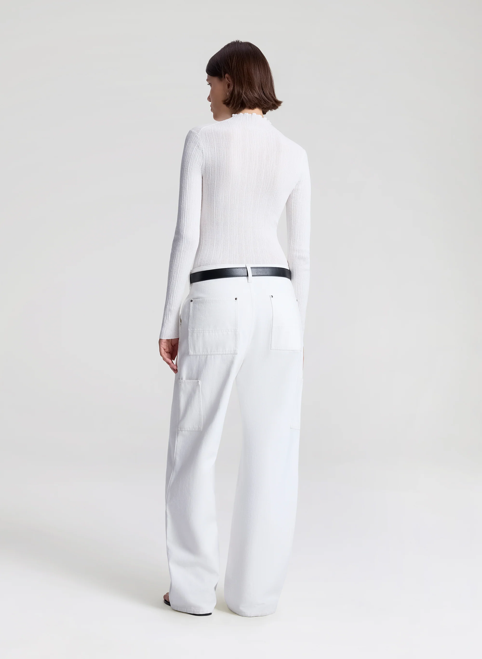 Hugh Fine Cotton Knit Top - Image 4
