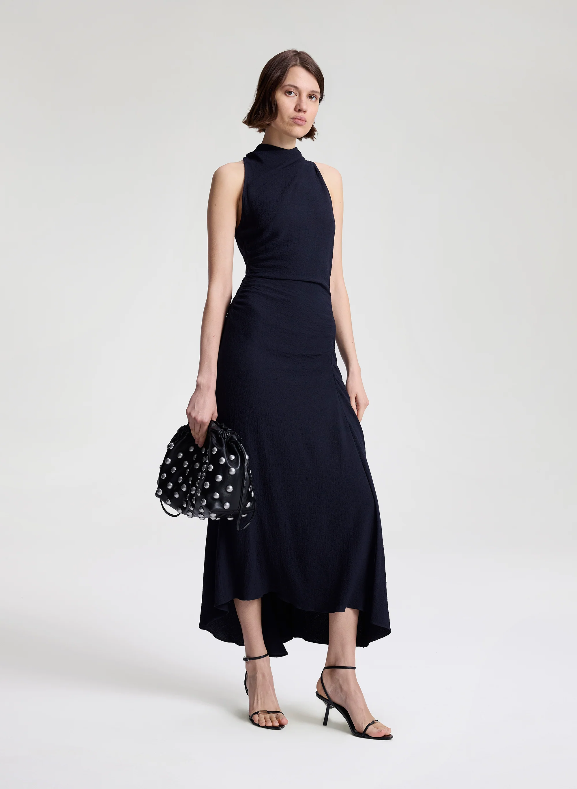 Inez Textured Midi Dress - Image 4