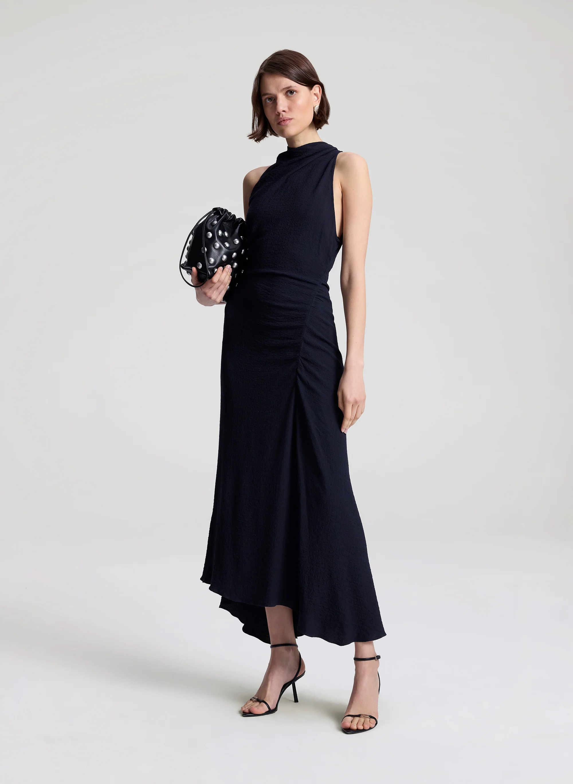 Inez Textured Midi Dress - Image 5