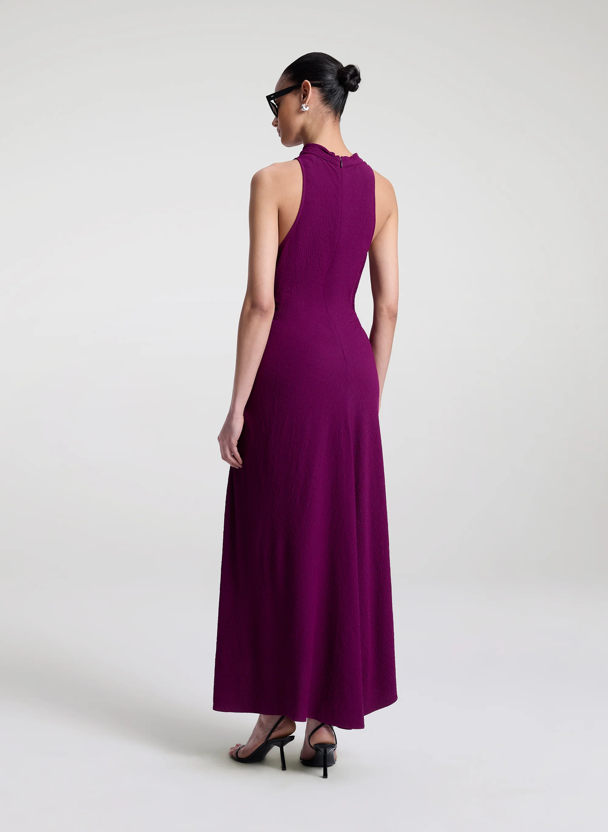 Inez Textured Midi Dress - Image 5