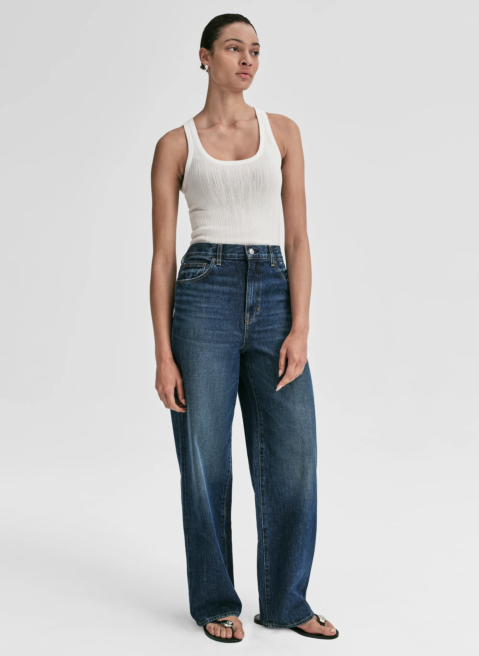 Iris Fine Cotton Knit Tank - Image 3