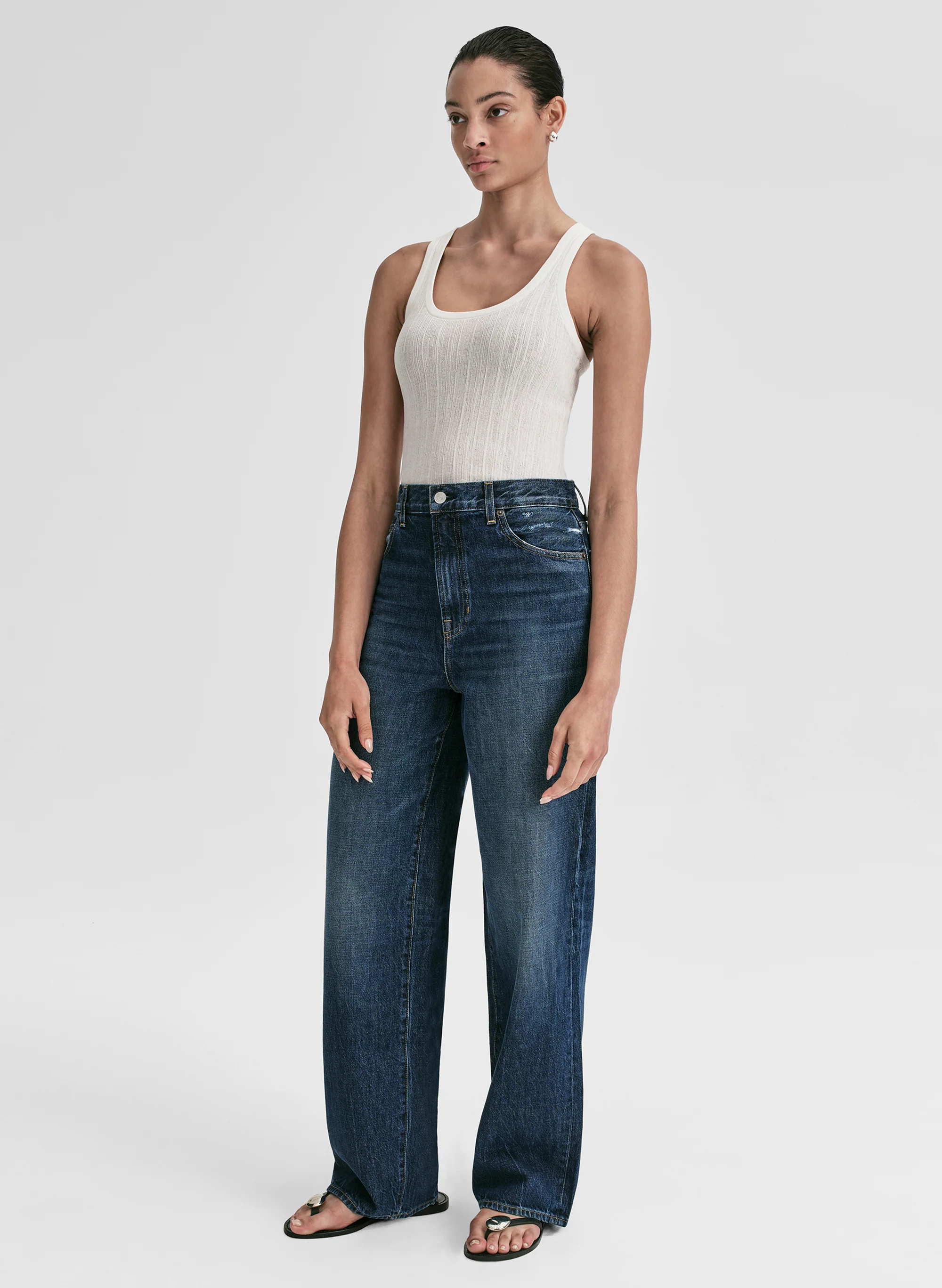 Iris Fine Cotton Knit Tank - Image 4