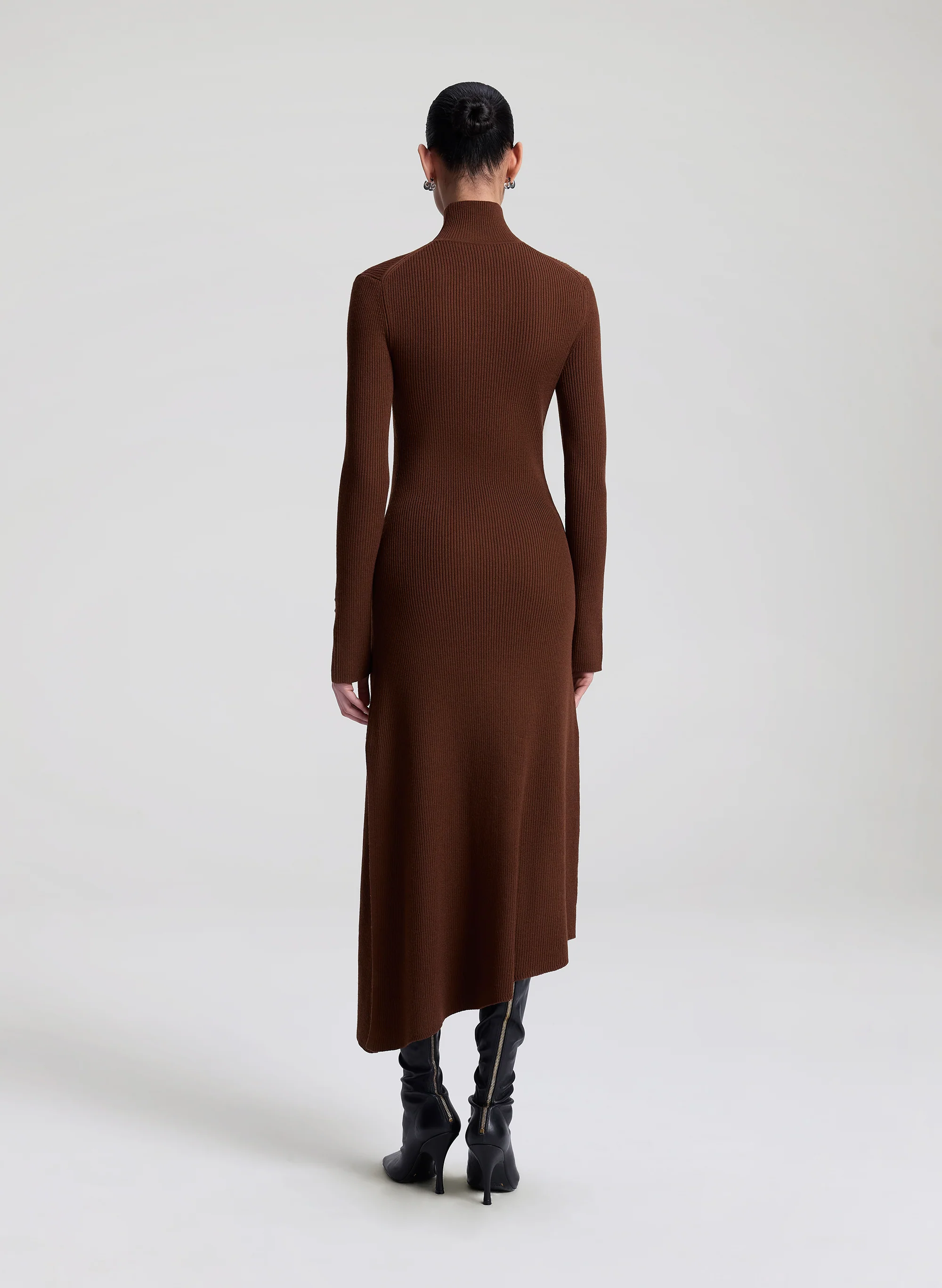 Jett Knit Merino Turtleneck Midi Dress - Image 5