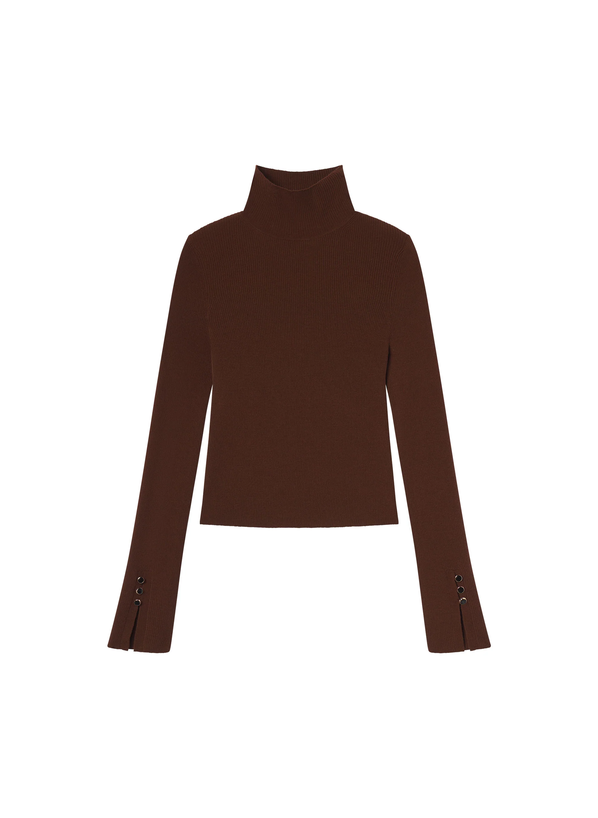 Jett Knit Merino Turtleneck Top - Image 6