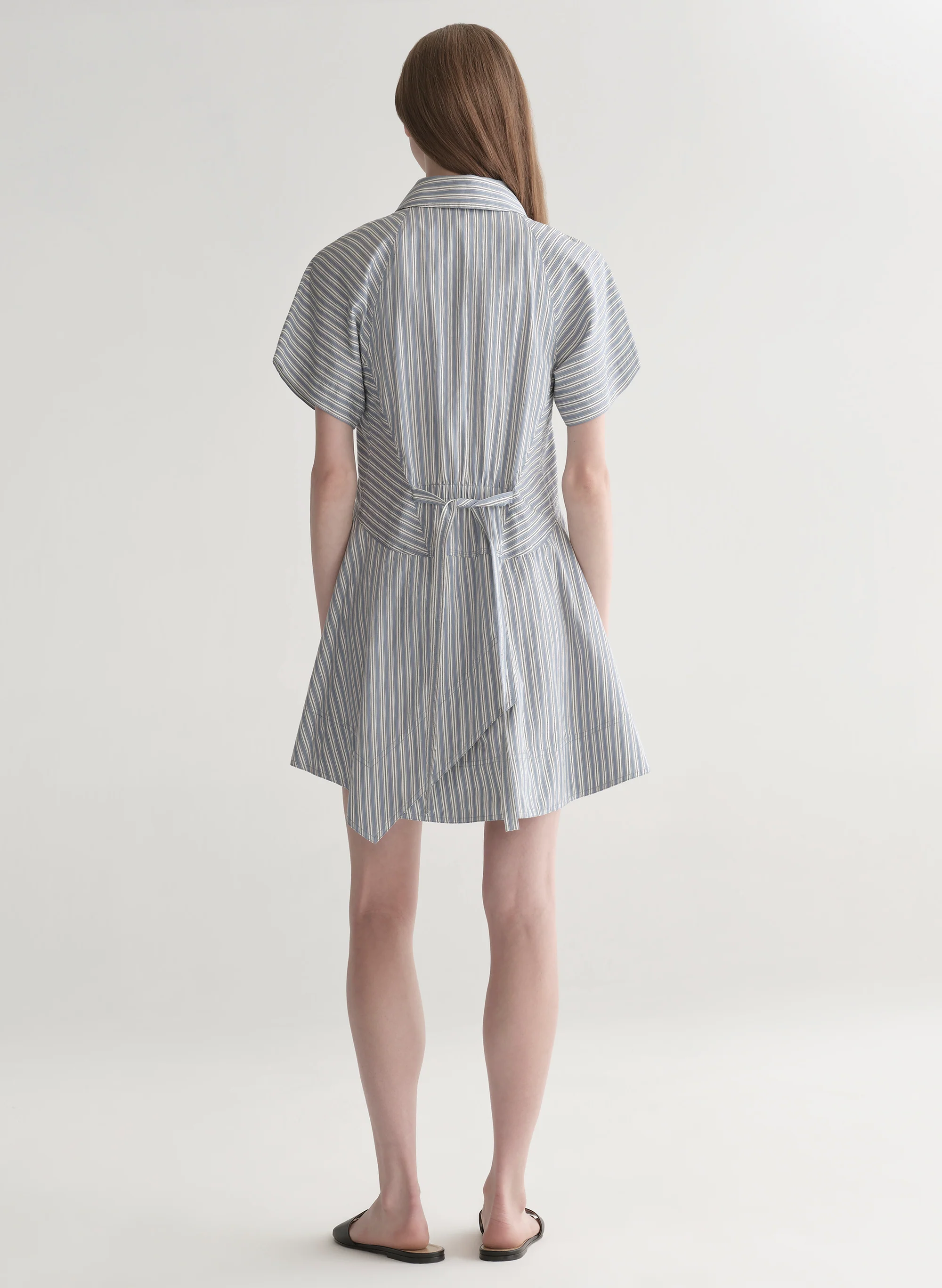 Julie Cotton Mini Shirtdress - Image 5