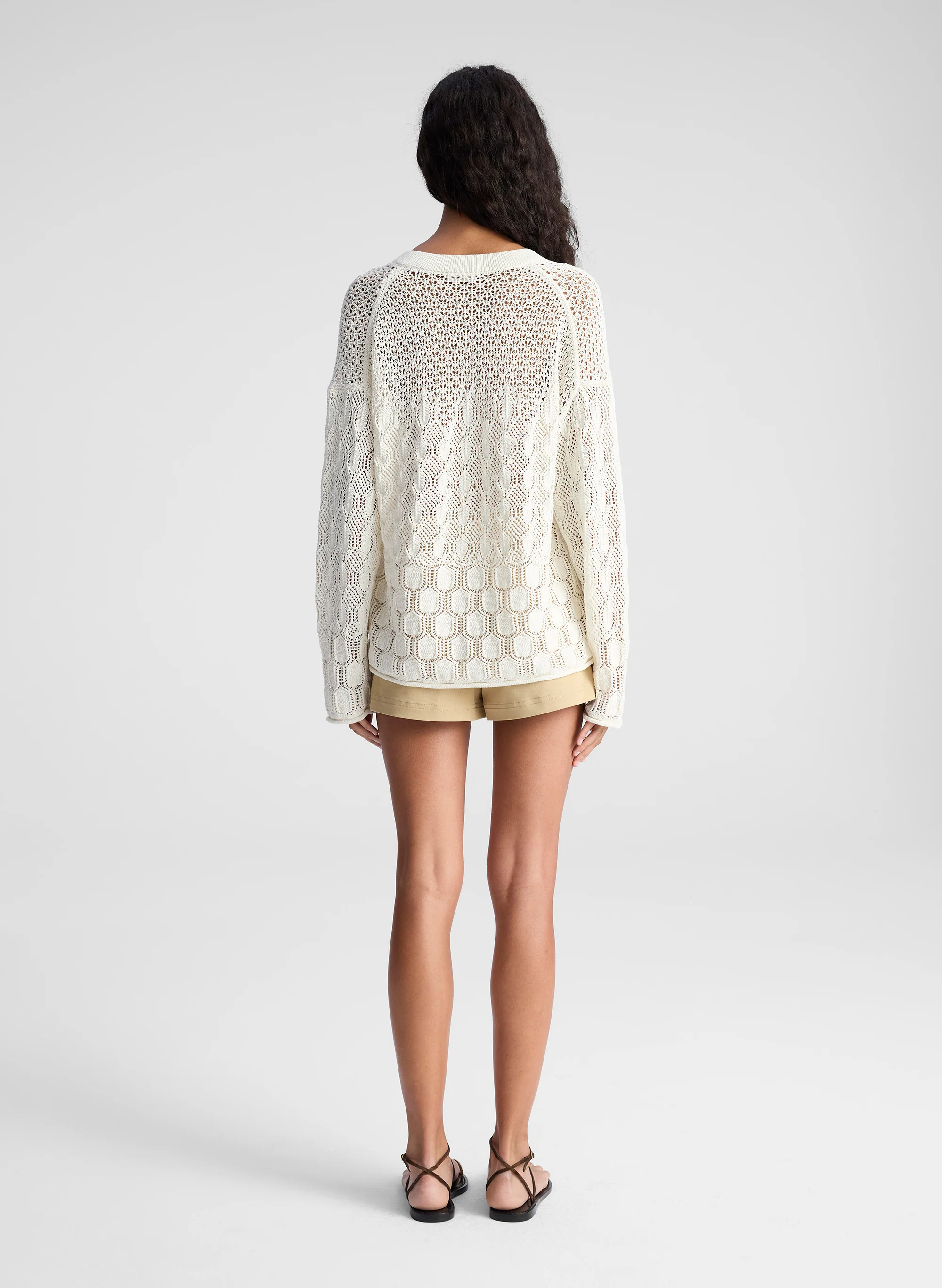 Keri Crochet Knit Sweater - Image 5
