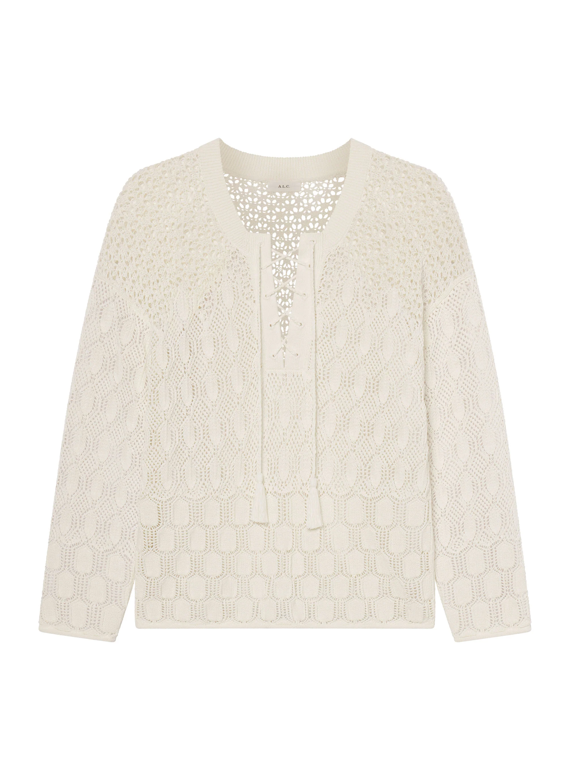 Keri Crochet Knit Sweater - Image 6