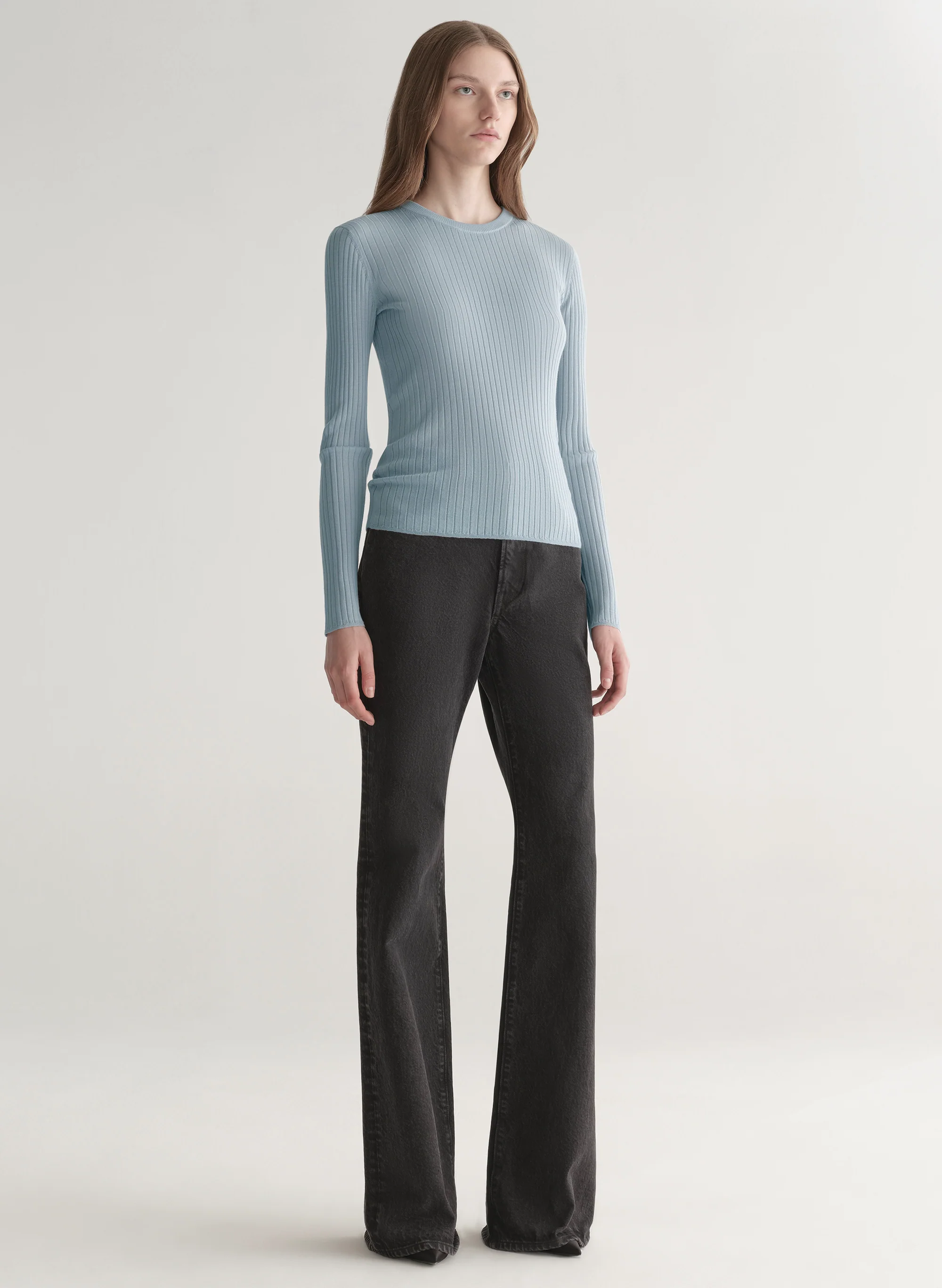 Kyle Ribbed Merino Top - Image 3