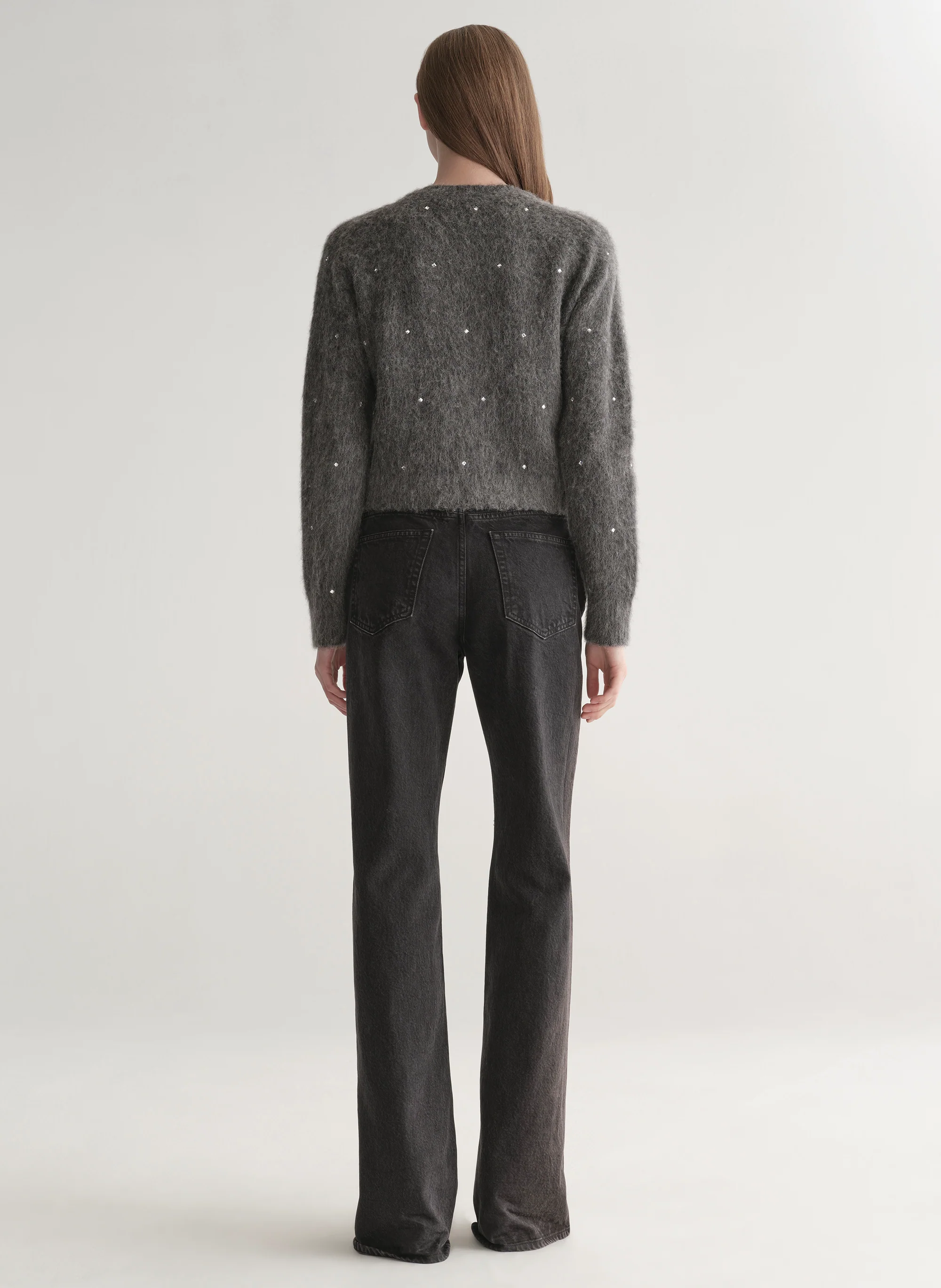 Lainie Embellished Brushed Alpaca Cardigan - Image 5