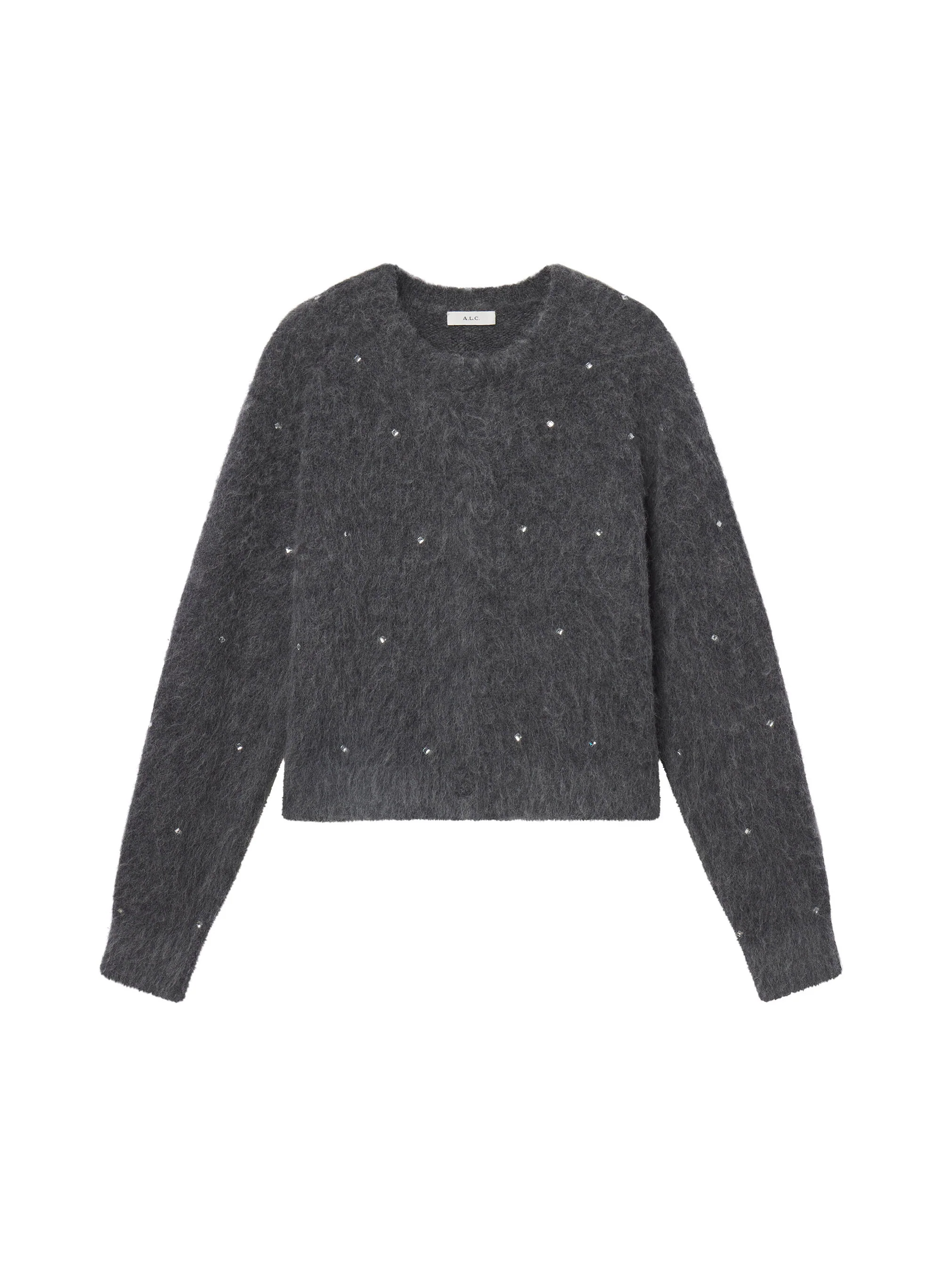 Lainie Embellished Brushed Alpaca Cardigan - Image 6