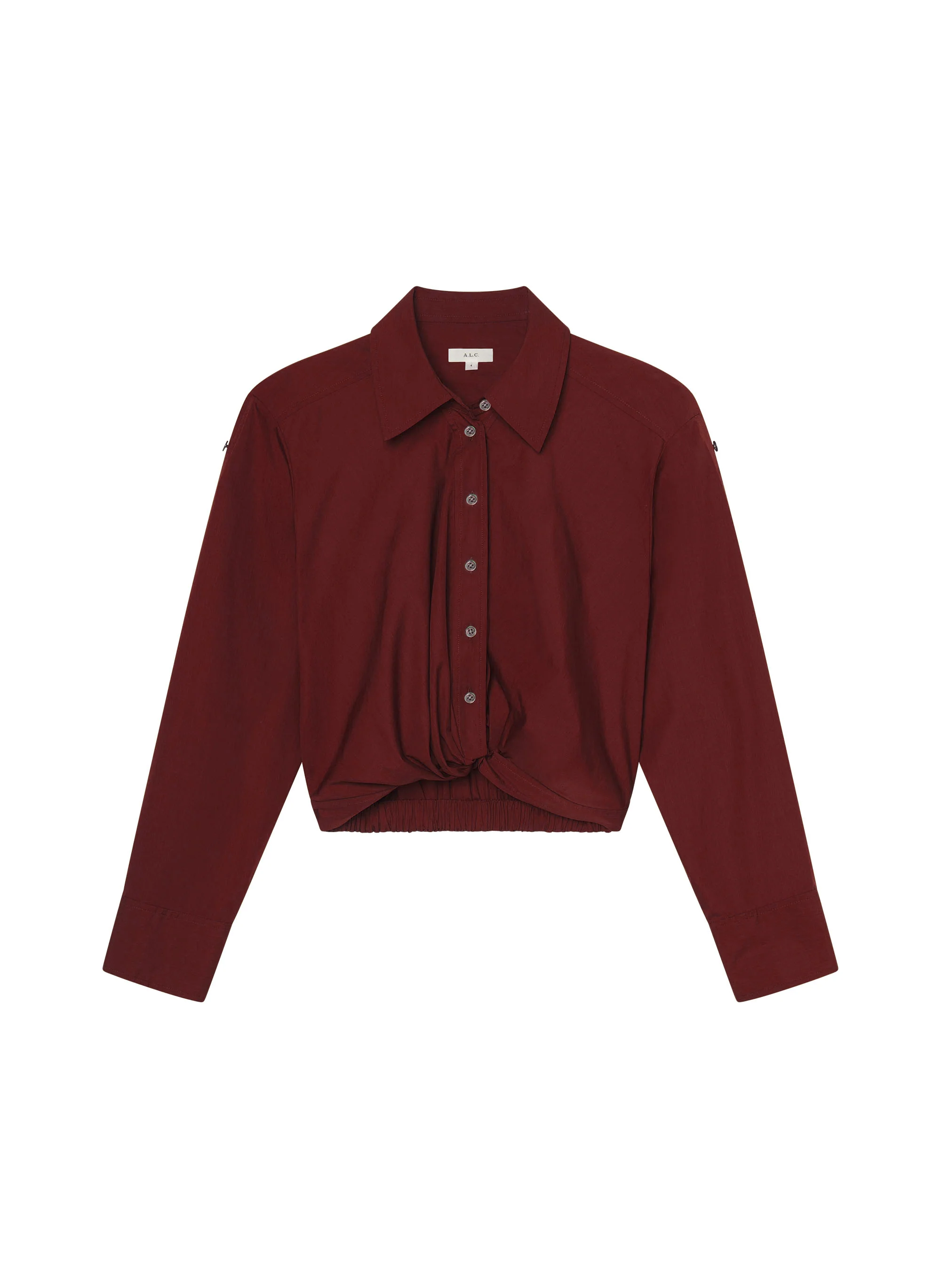 Leo Cropped Cotton Shirt - Image 6