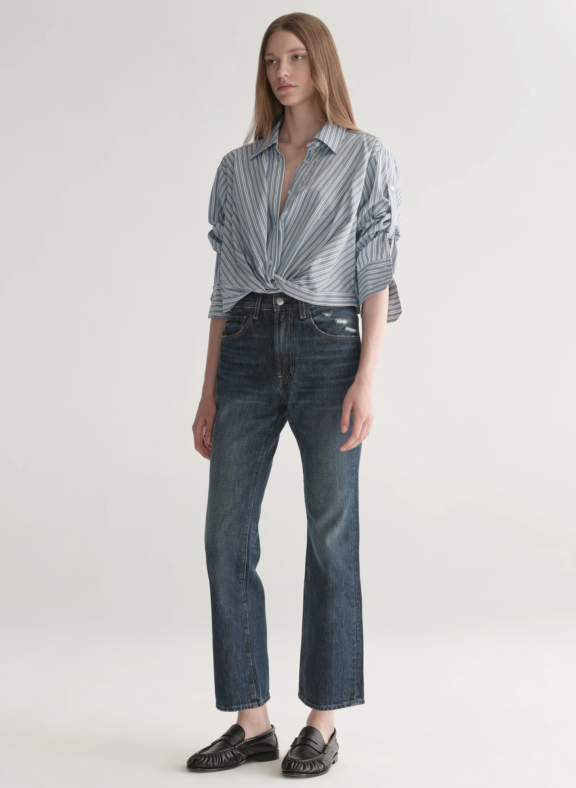 Leo Cropped Cotton Shirt - Image 4