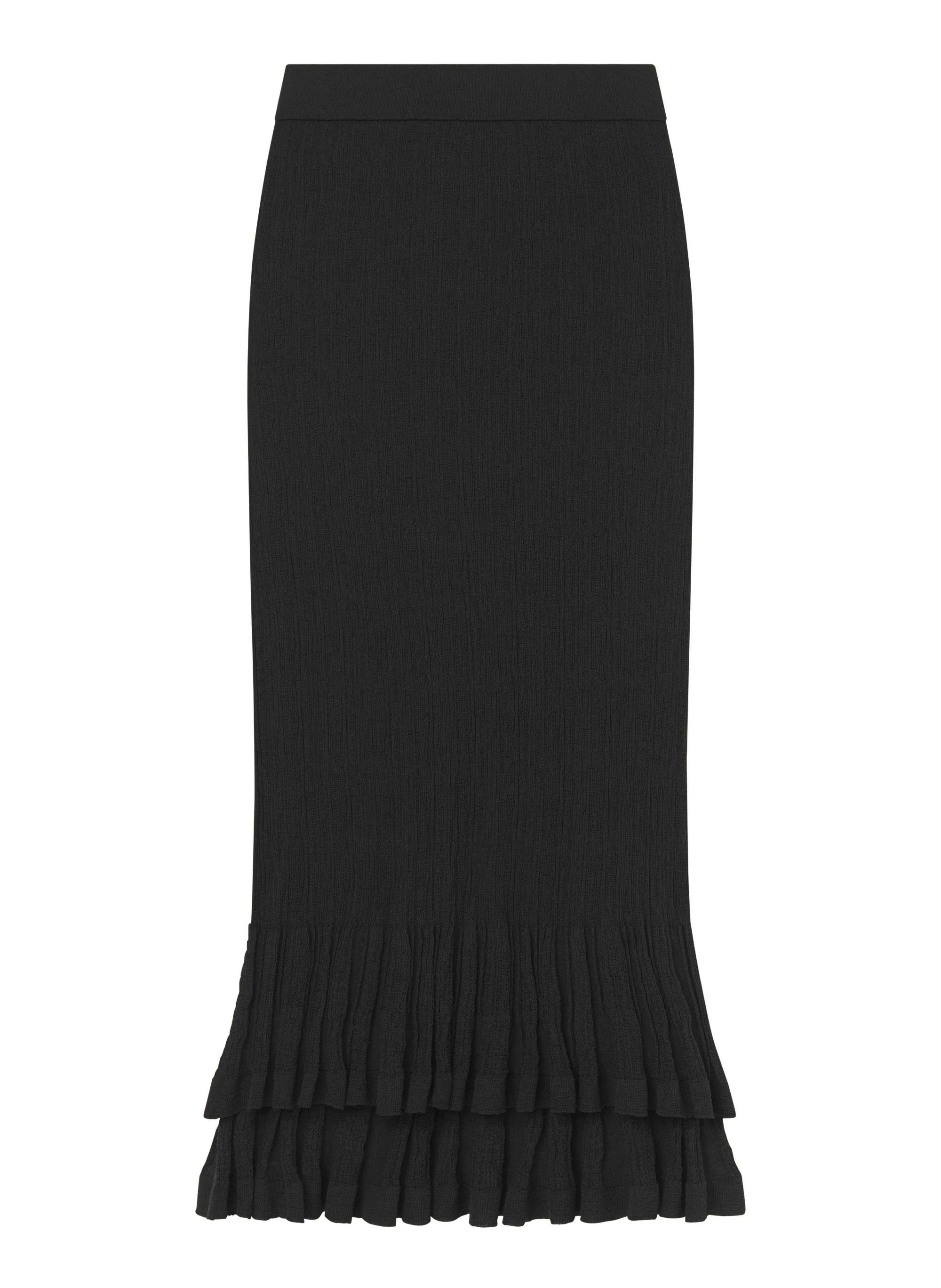 Lexi Fine Cotton Knit Midi Skirt - Image 6