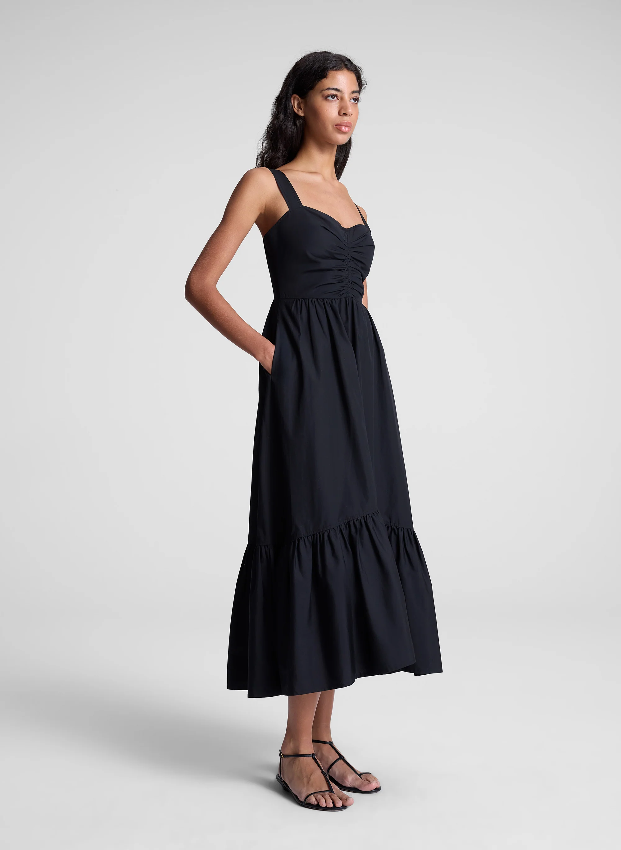 Lilah II Cotton Midi Dress - Image 3