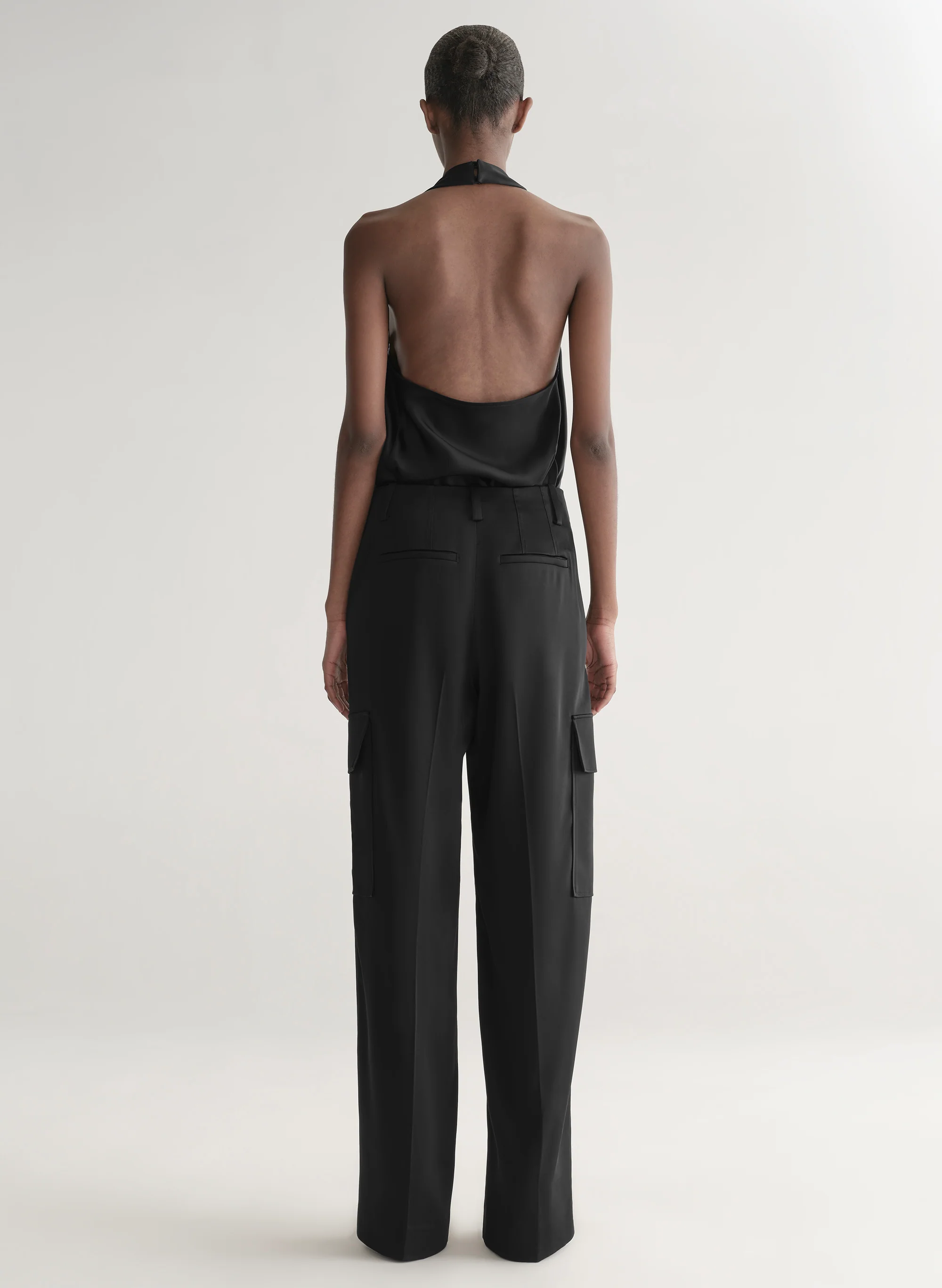 Logan Satin Cargo Pant - Image 5