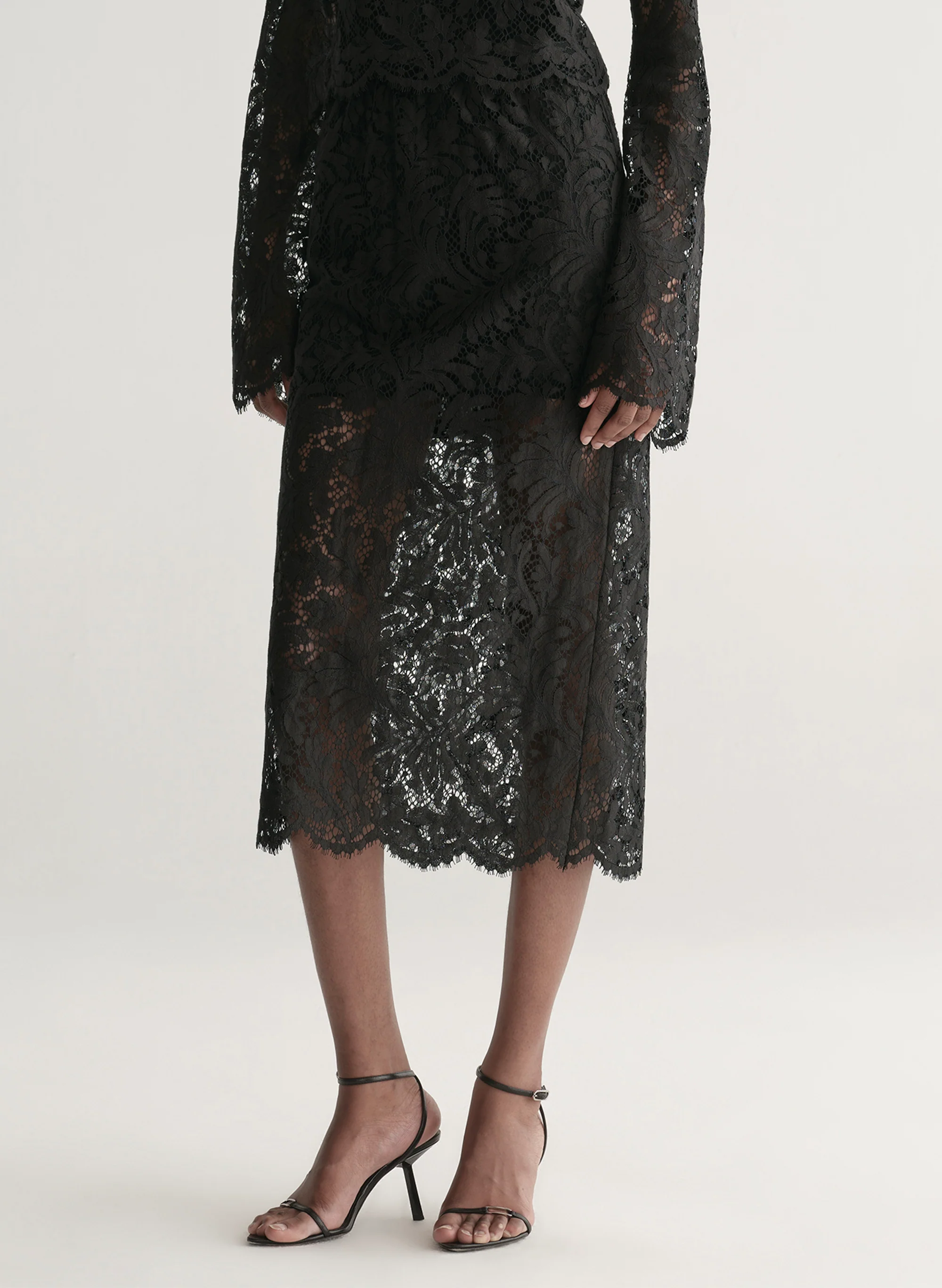 Lydia Lace Midi Skirt - Image 4