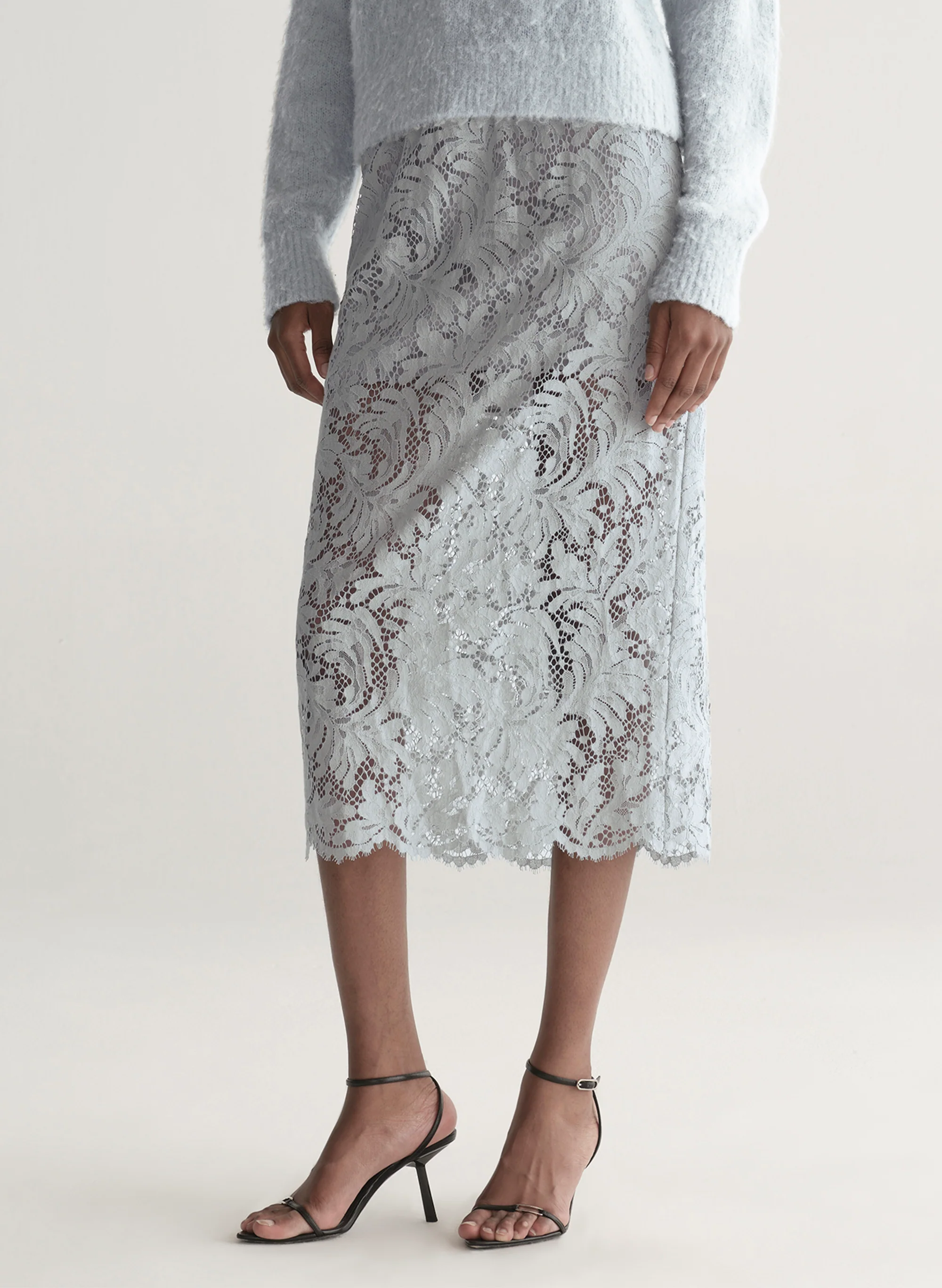 Lydia Lace Midi Skirt - Image 4