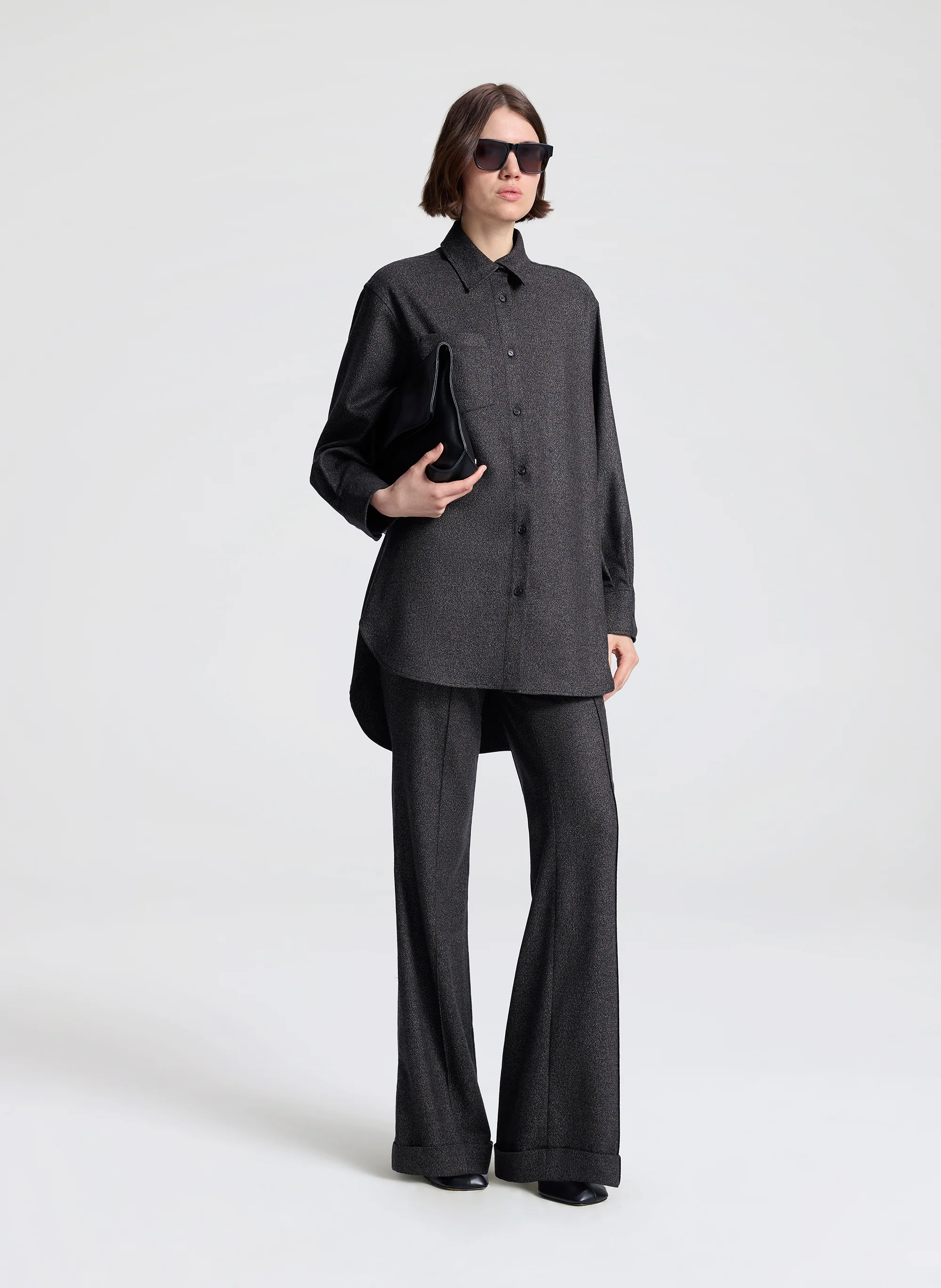 Max Wool Marled Tailored Pant - Image 3