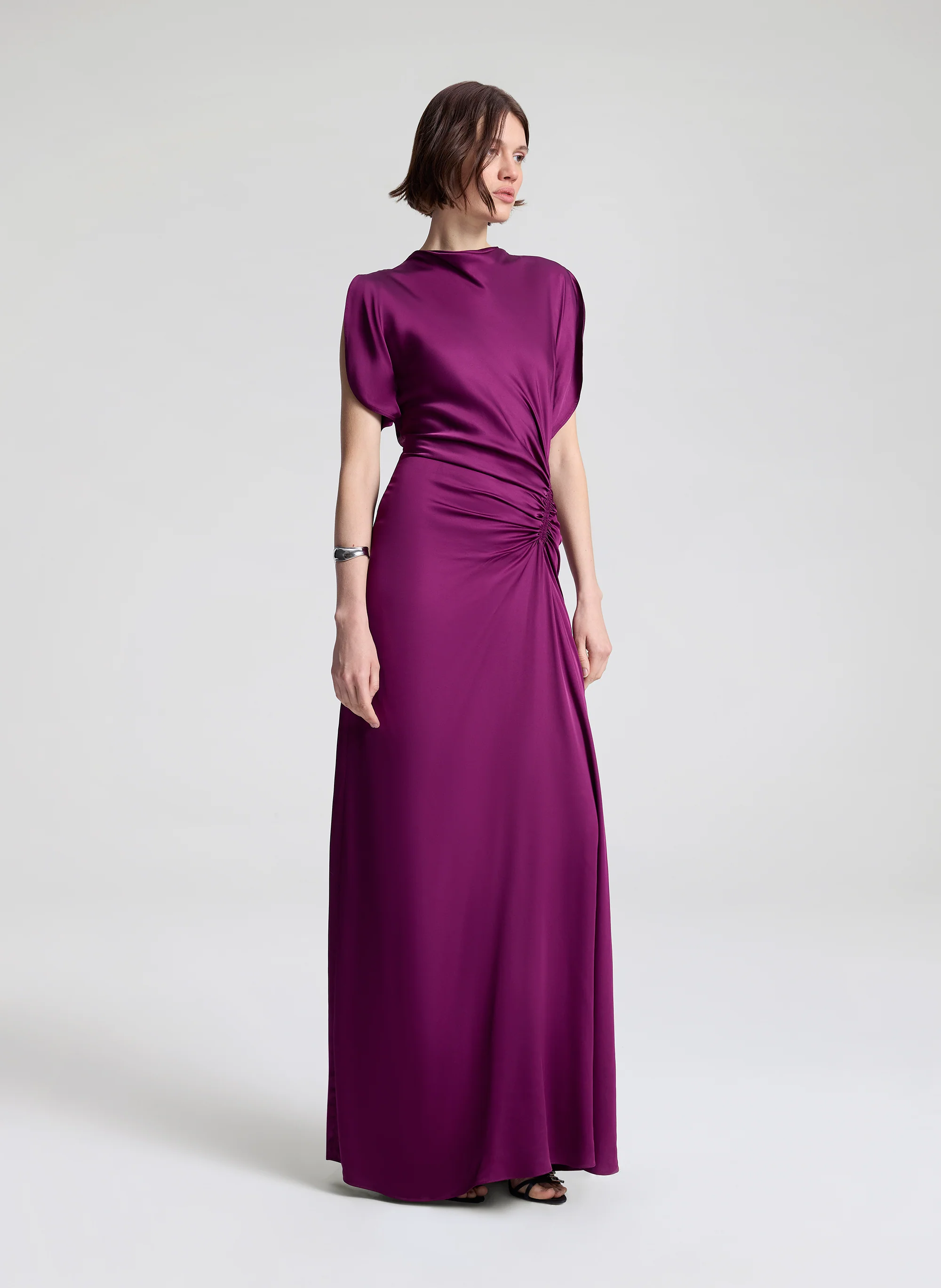 Nadia Satin Gown - Image 3