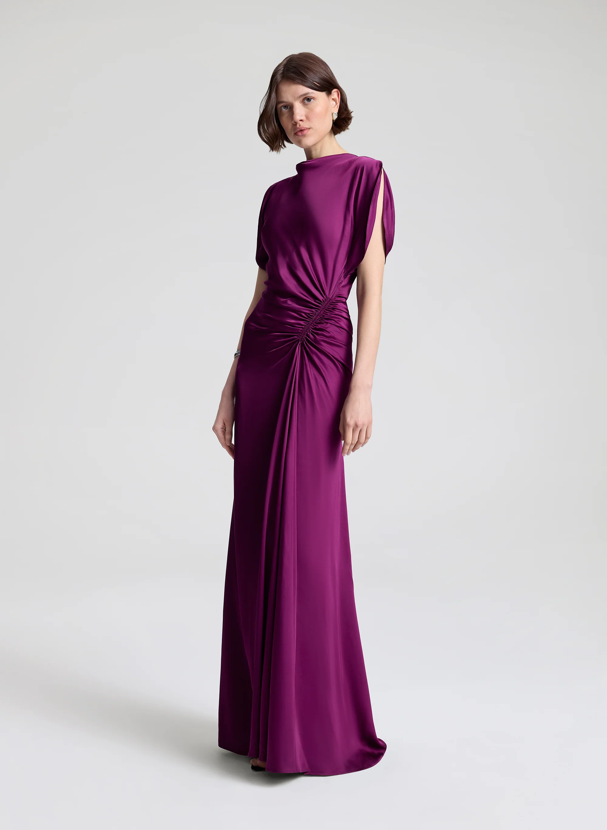 Nadia Satin Gown - Image 4