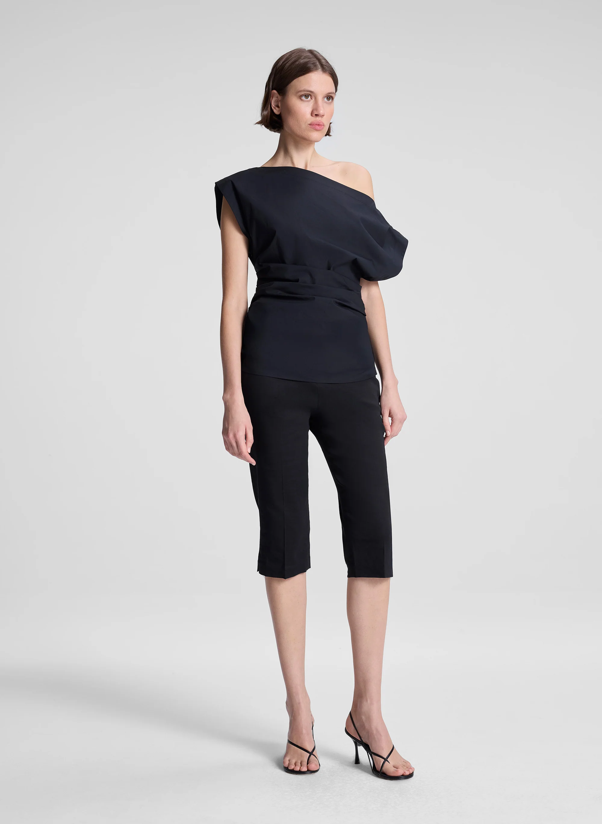 Nara Stretch Cotton Off Shoulder Top - Image 3