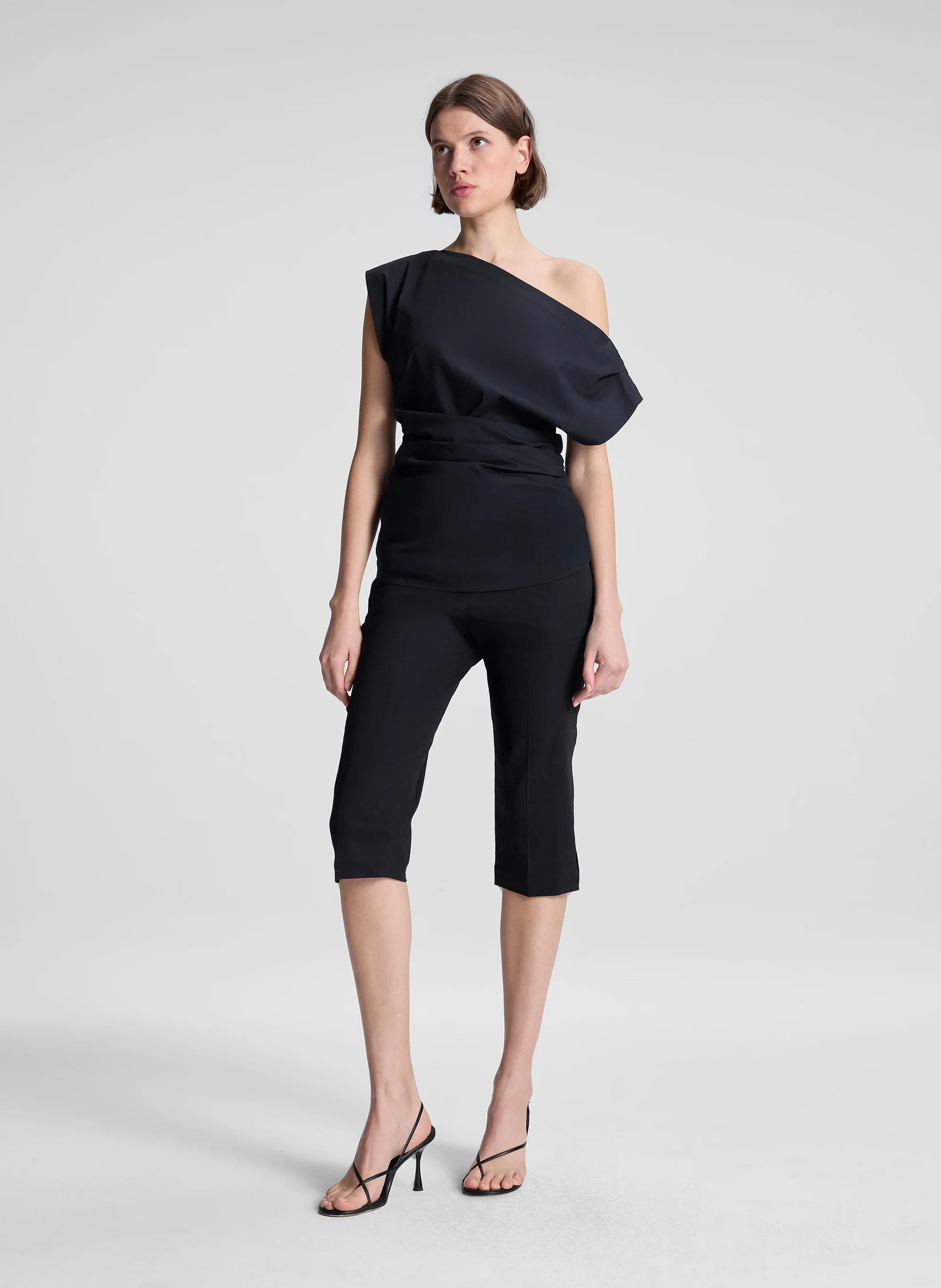 Nara Stretch Cotton Off Shoulder Top - Image 4