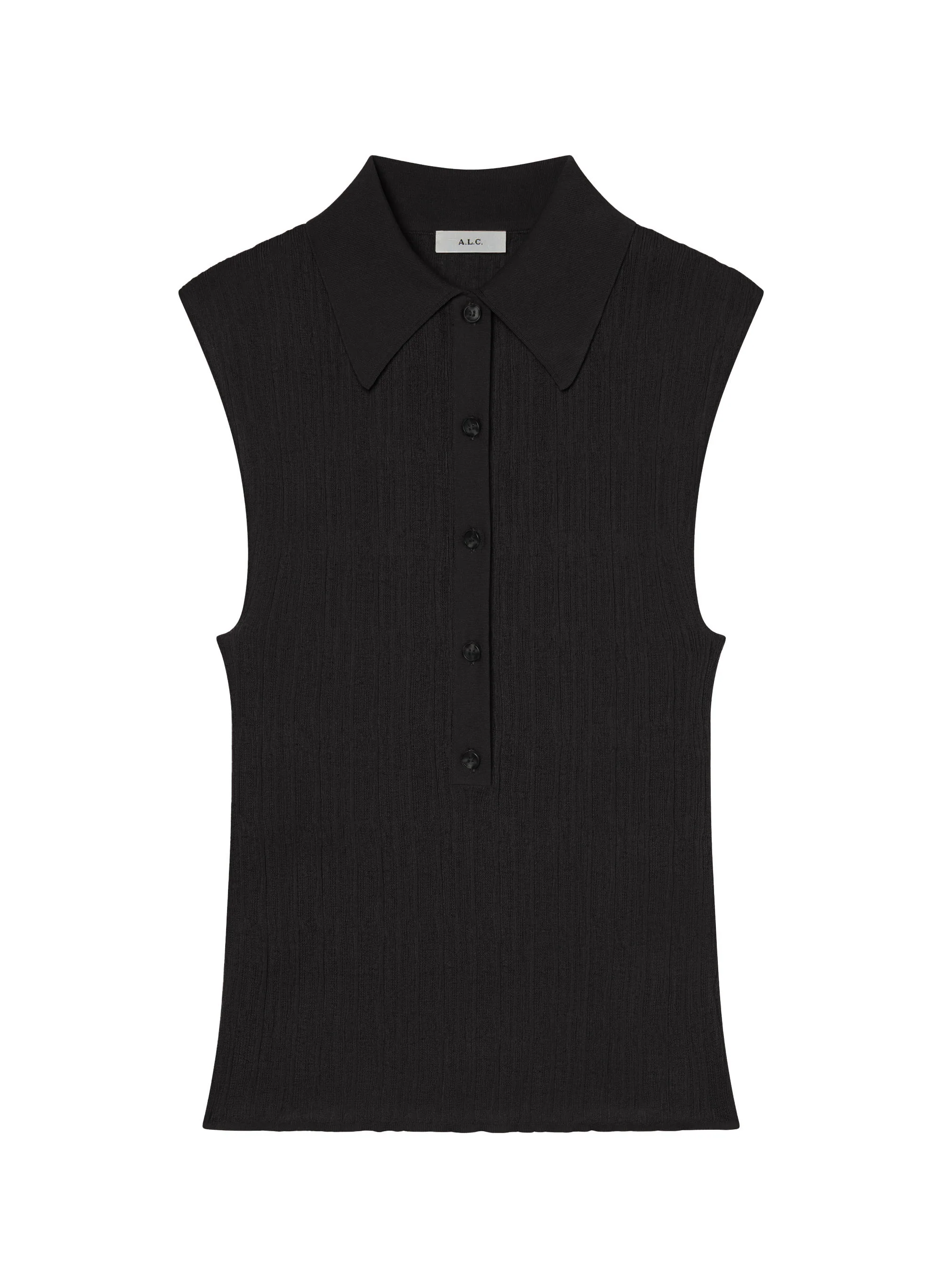 Ollie Fine Cotton Knit Polo Top - Image 6